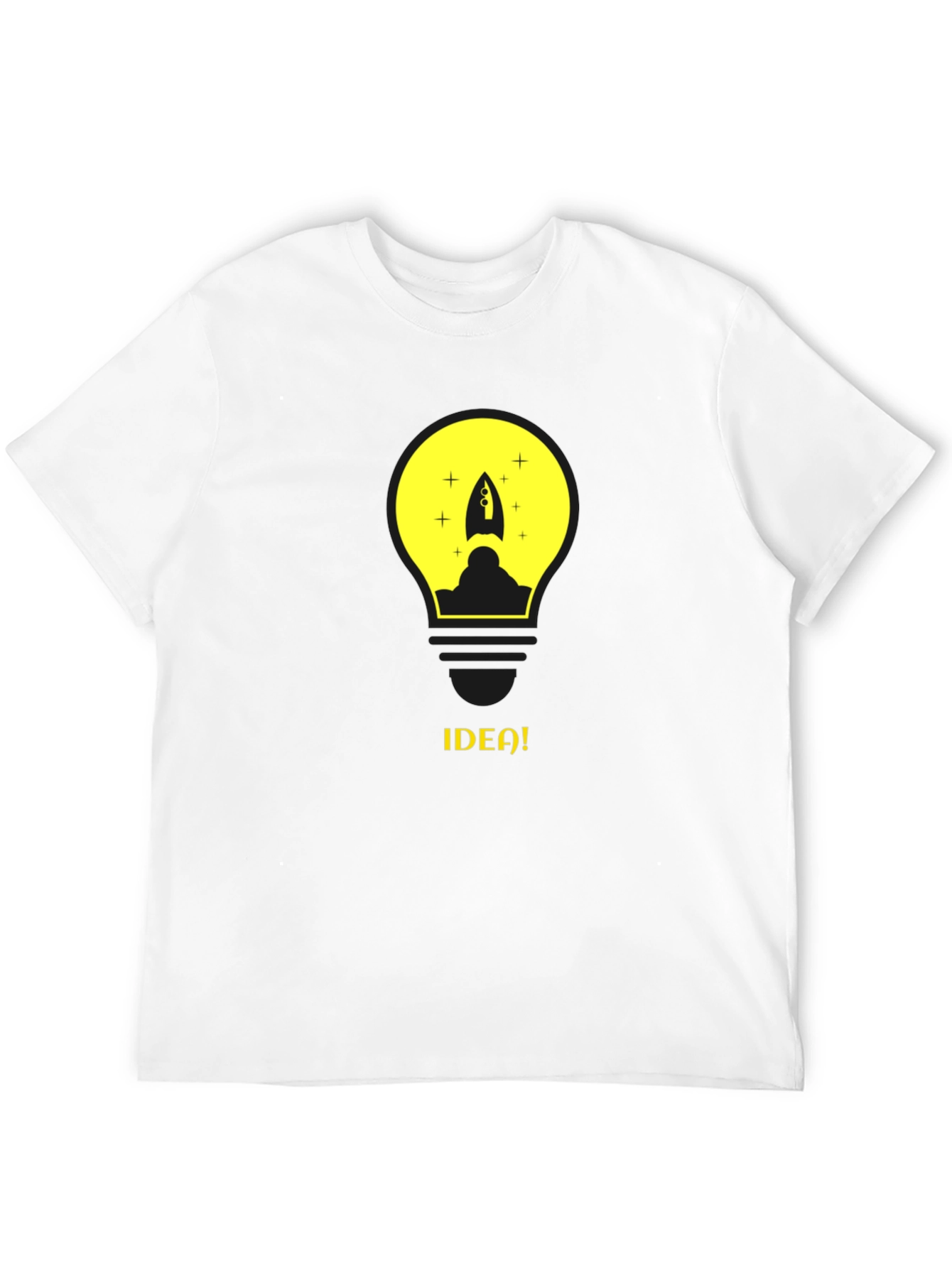 Idea Bulb T-Shirt - Creative Innovation Graphic Tee