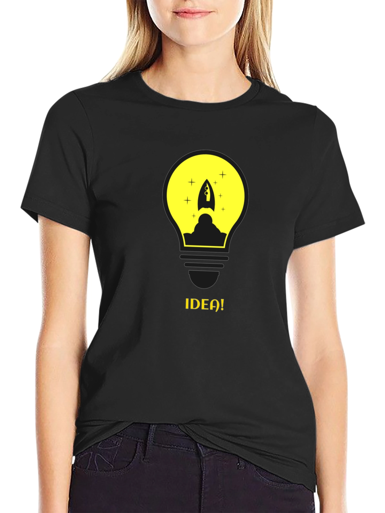 Idea Bulb T-Shirt - Creative Innovation Graphic Tee