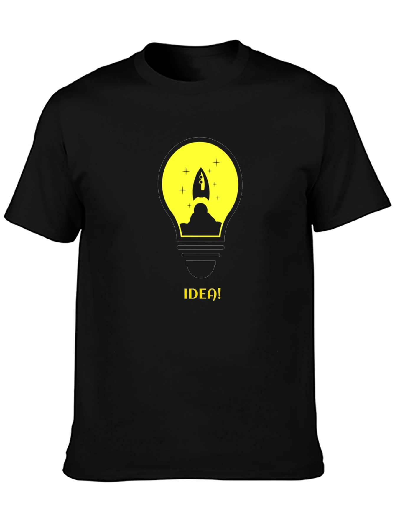 Idea Bulb T-Shirt - Creative Innovation Graphic Tee