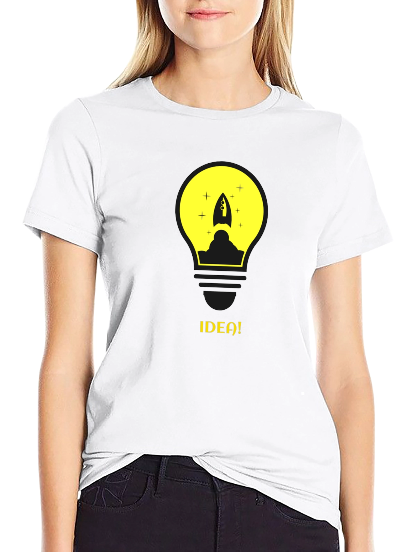 Idea Bulb T-Shirt - Creative Innovation Graphic Tee