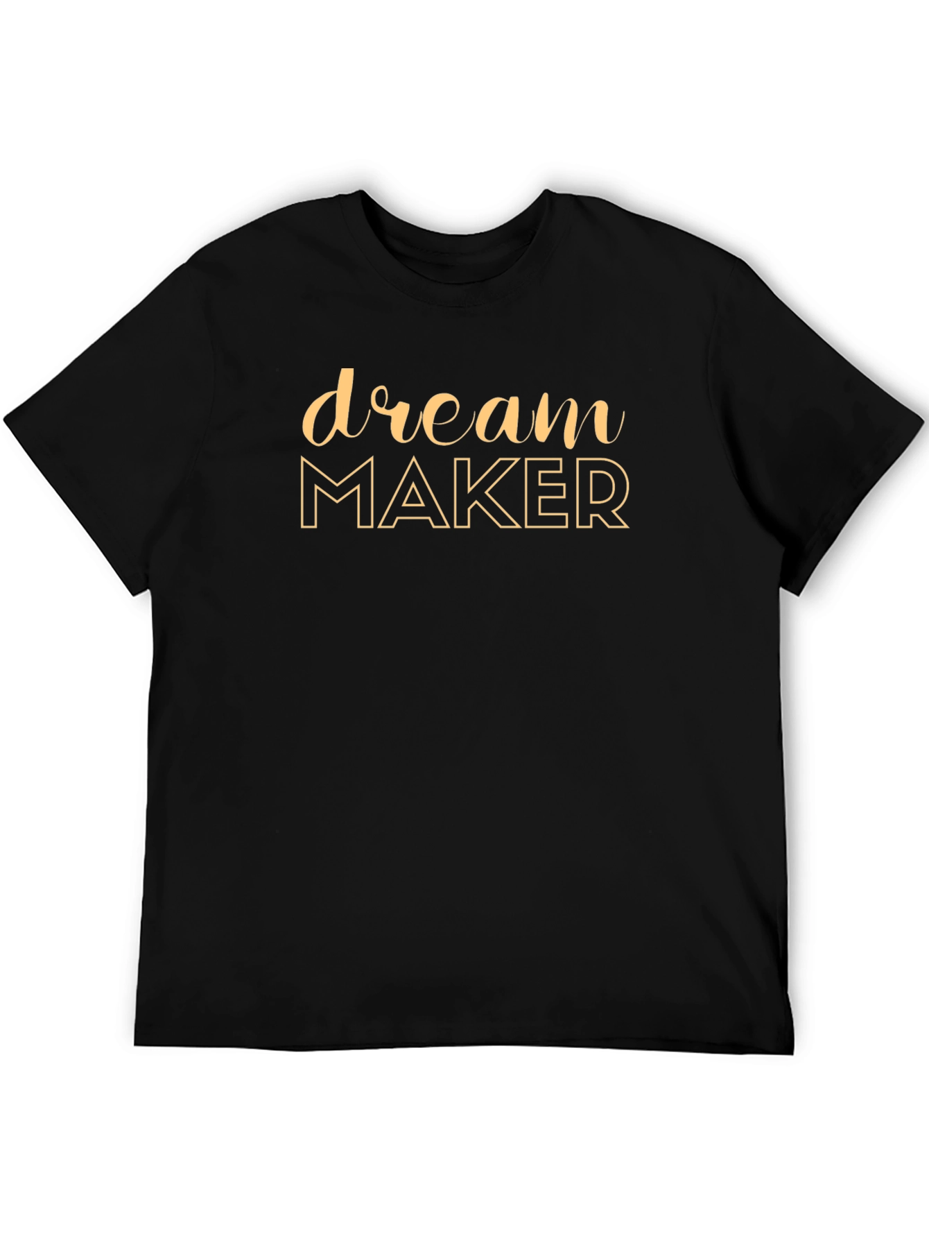 Dream Maker Black Graphic Tee Shirt
