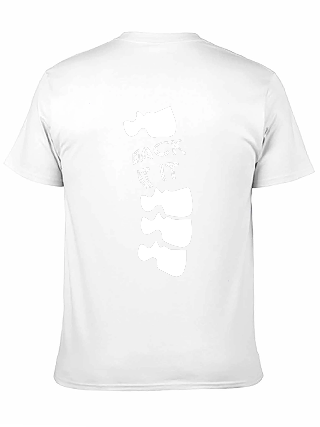 Funny Back At It Spine Graphic T-Shirt