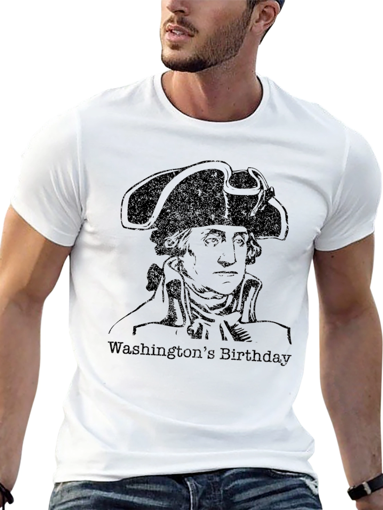 Washingtons Birthday Graphic T-Shirt