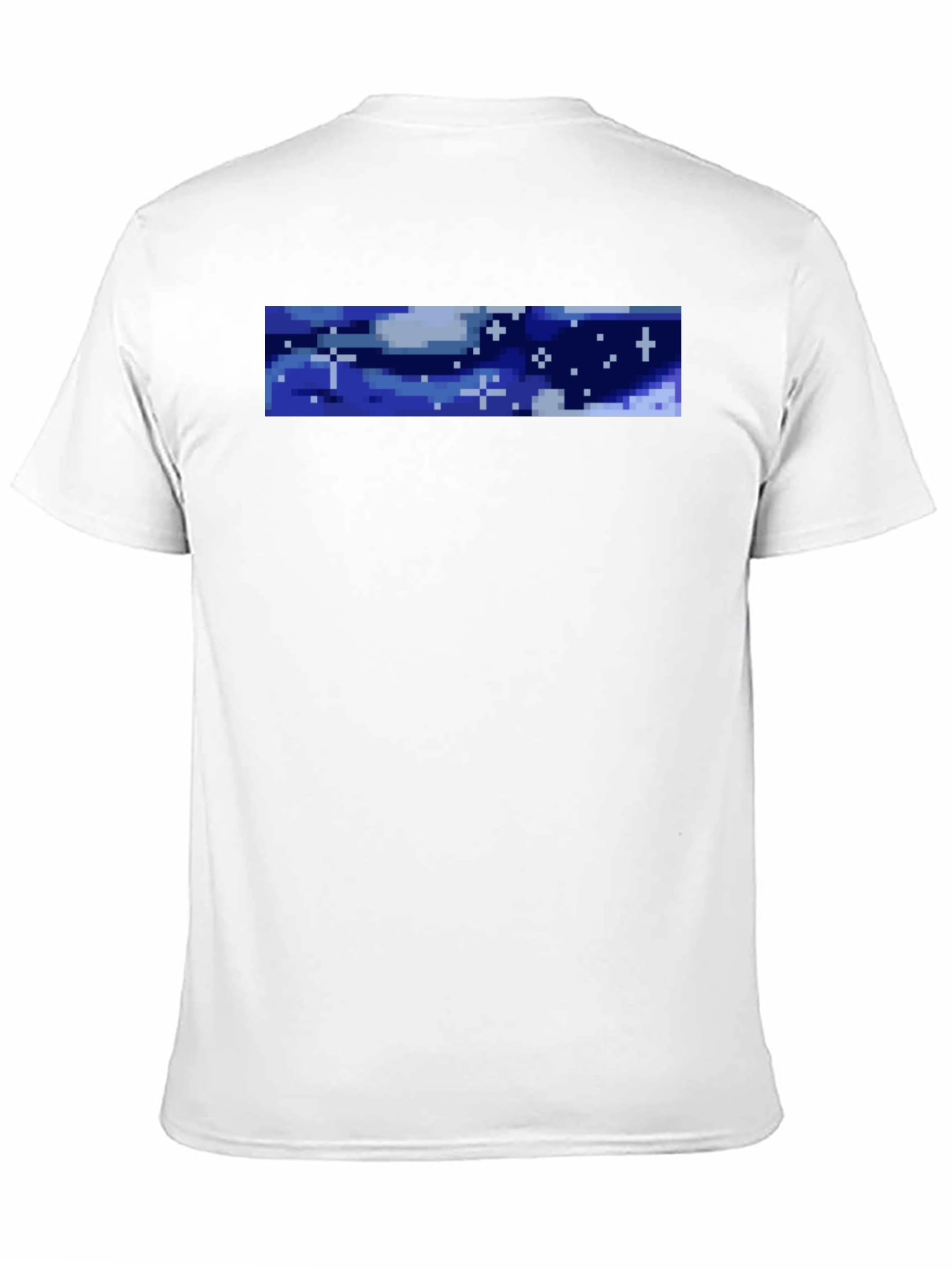 Pixel Sky Graphic Black T-Shirt