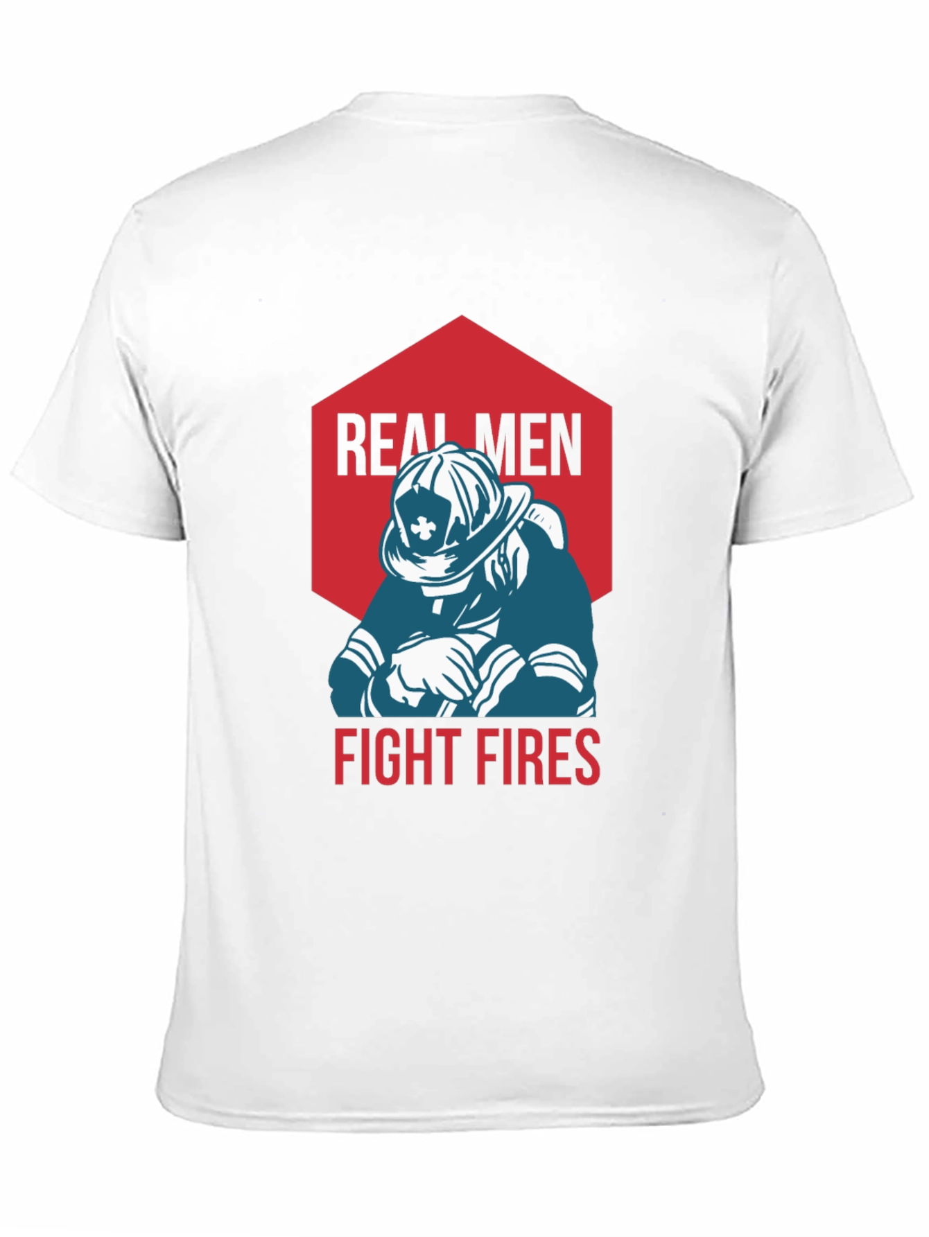 Real Men Fight Fires Graphic Tee