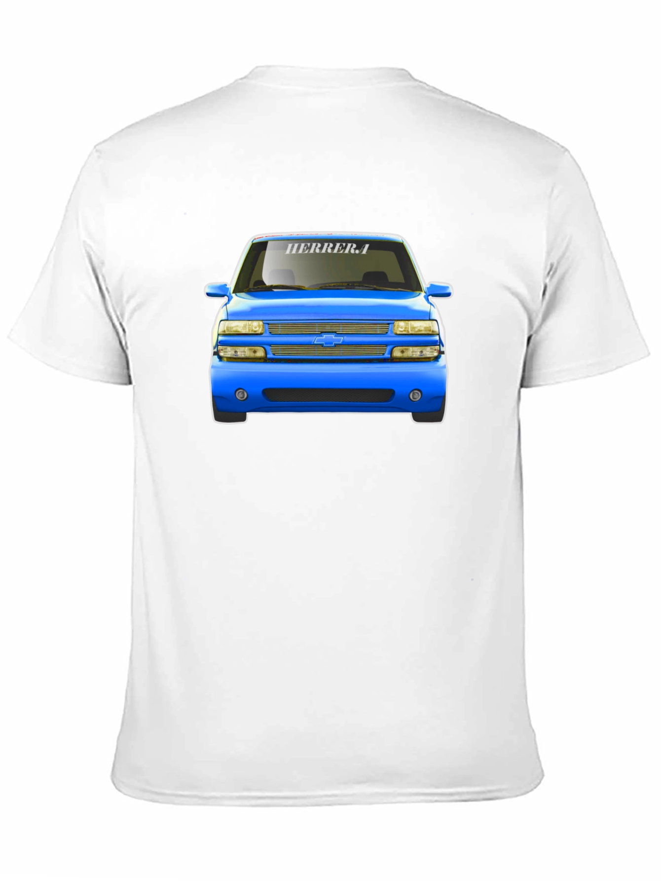 Blue Chevy Truck T-Shirt - Automotive Graphic Tee