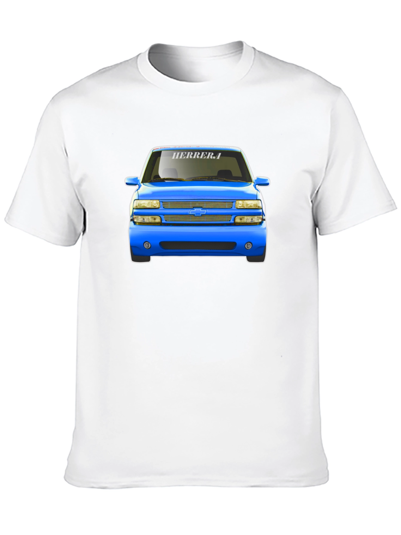 Blue Chevy Truck T-Shirt - Automotive Graphic Tee