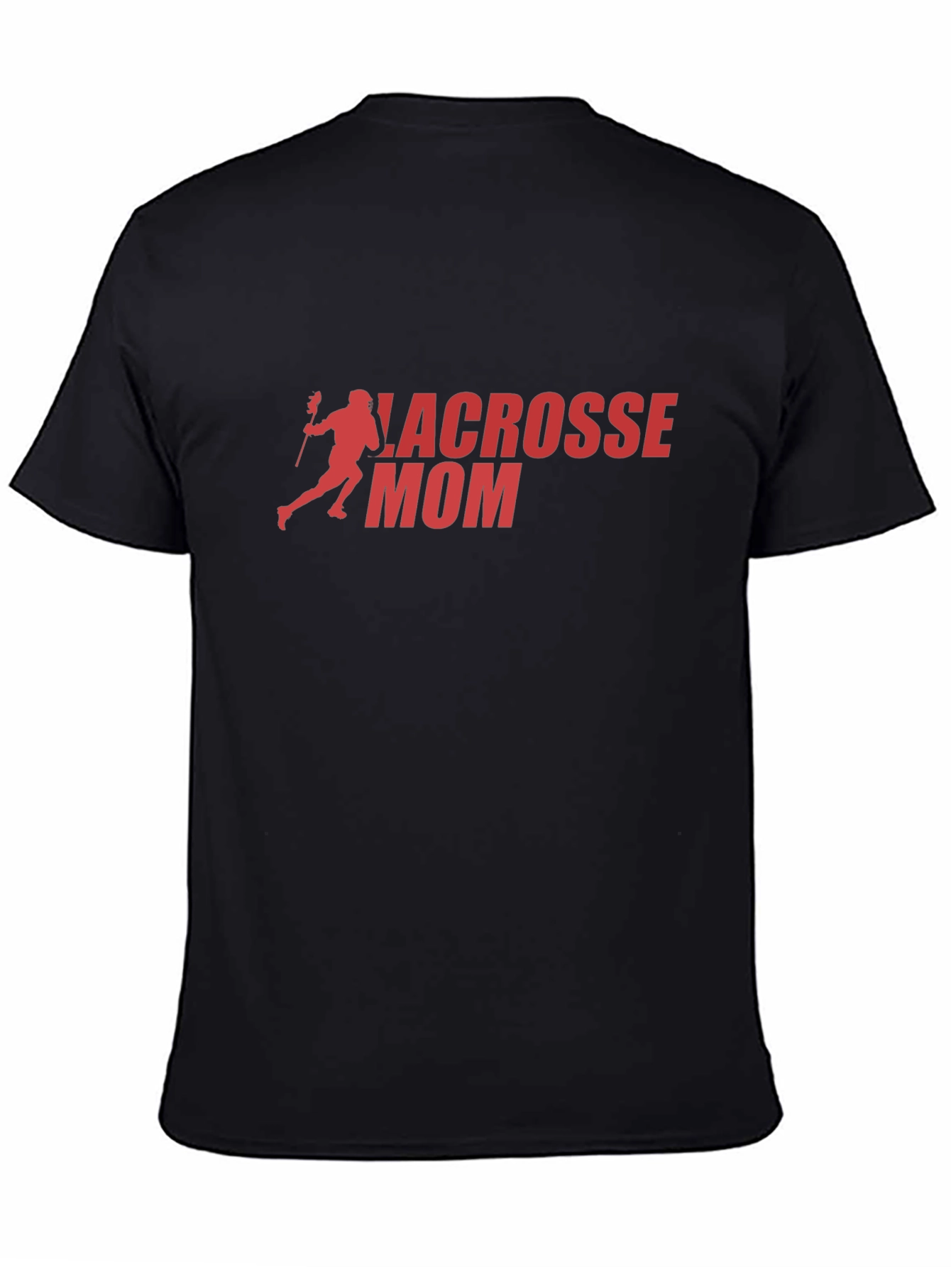 Lacrosse Mom Graphic Tee - Black