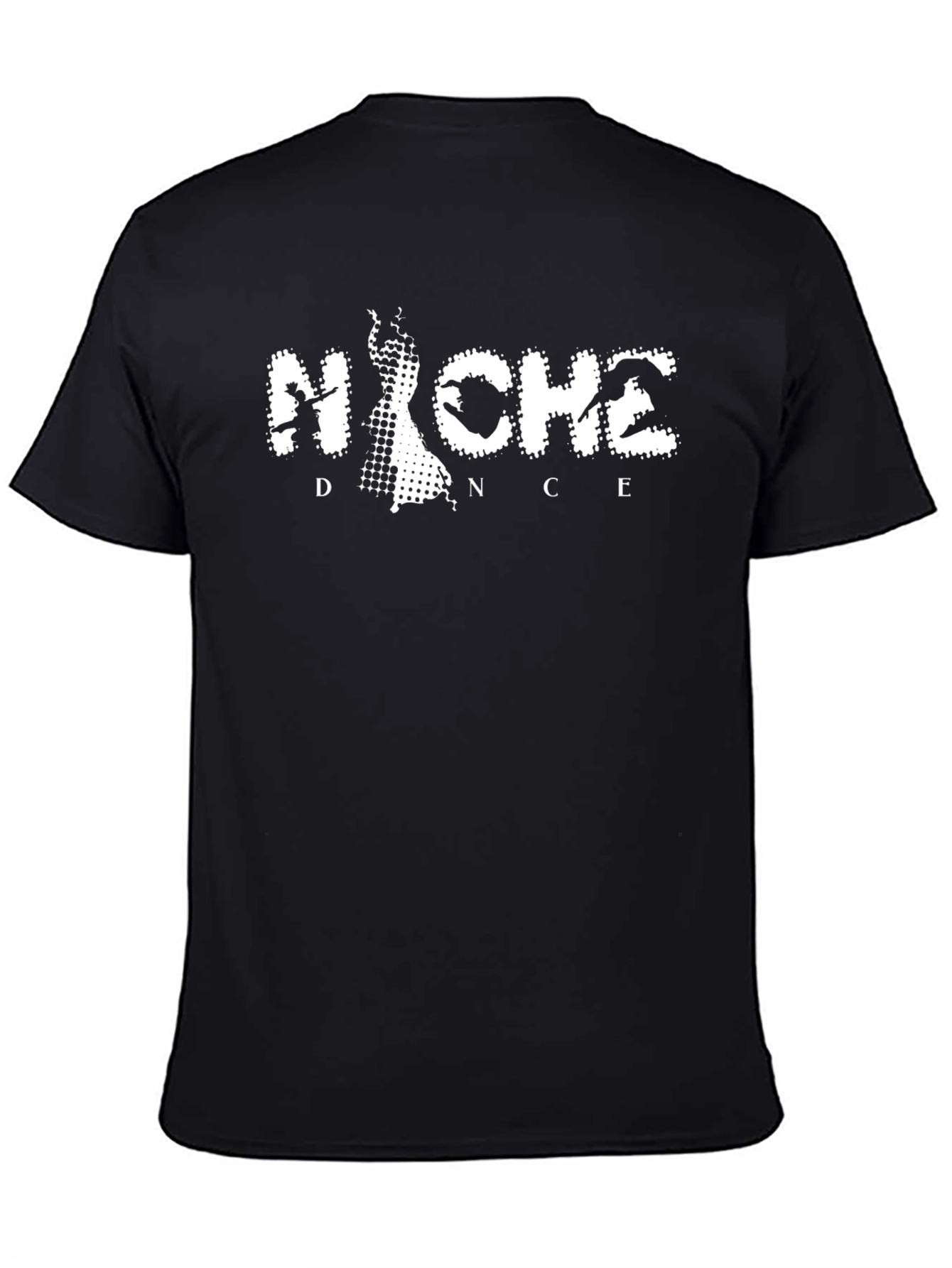Niche Dance Graphic T-Shirt - Stylish Black Tee