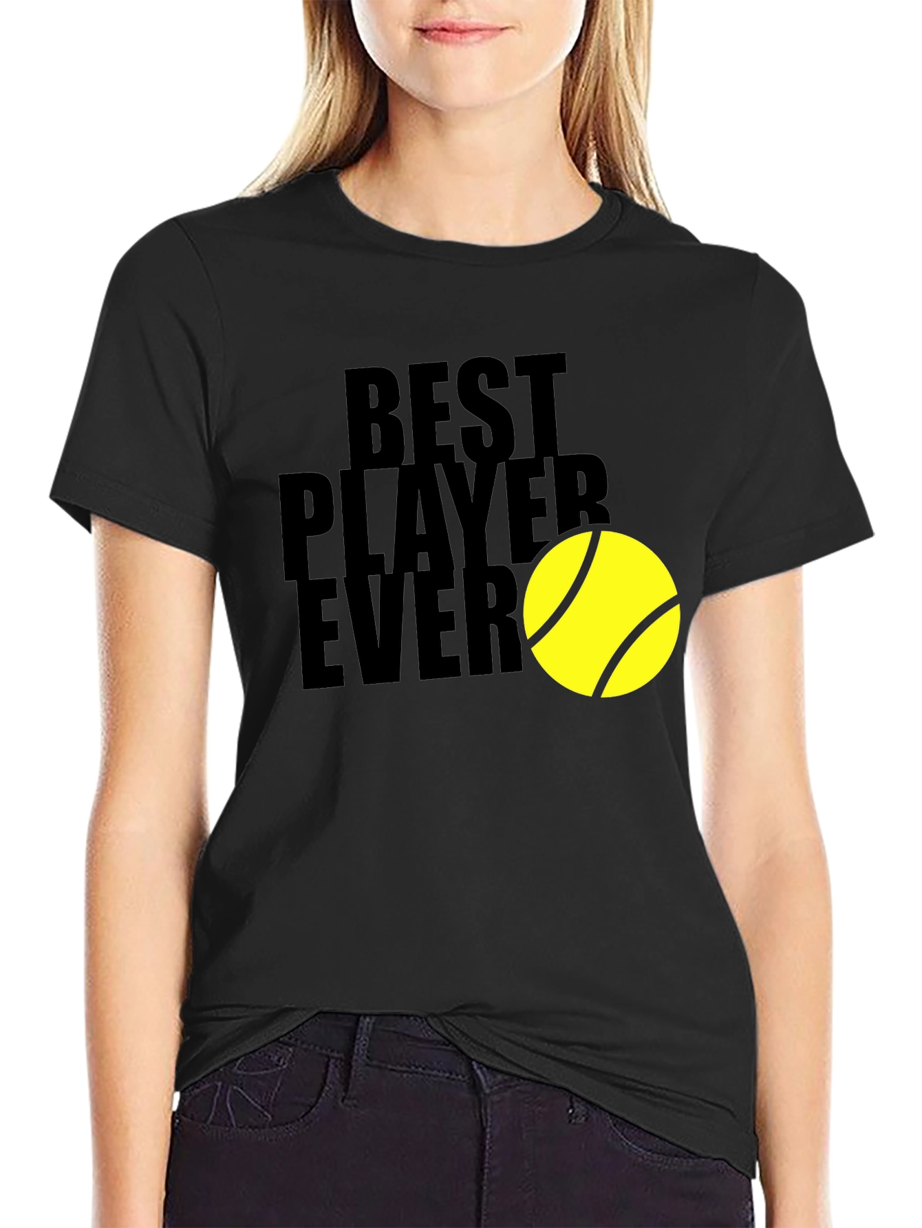 Best Player Ever Tennis Graphic Tee