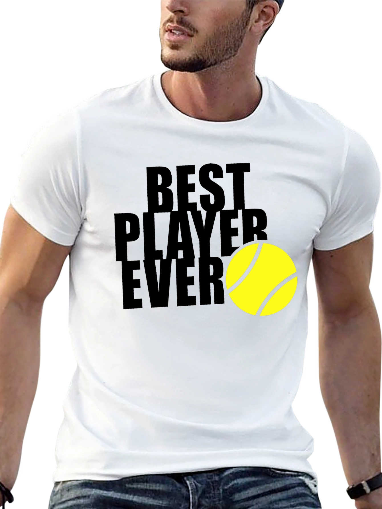 Best Player Ever Tennis Graphic Tee