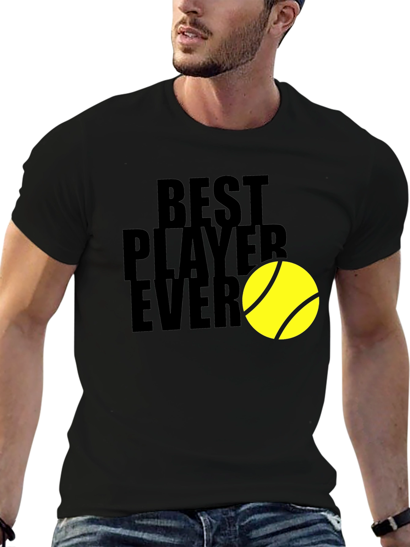 Best Player Ever Tennis Graphic Tee