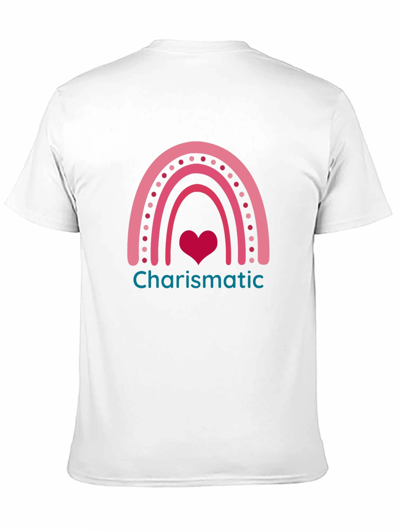 Charismatic Heart Rainbow Graphic Tee