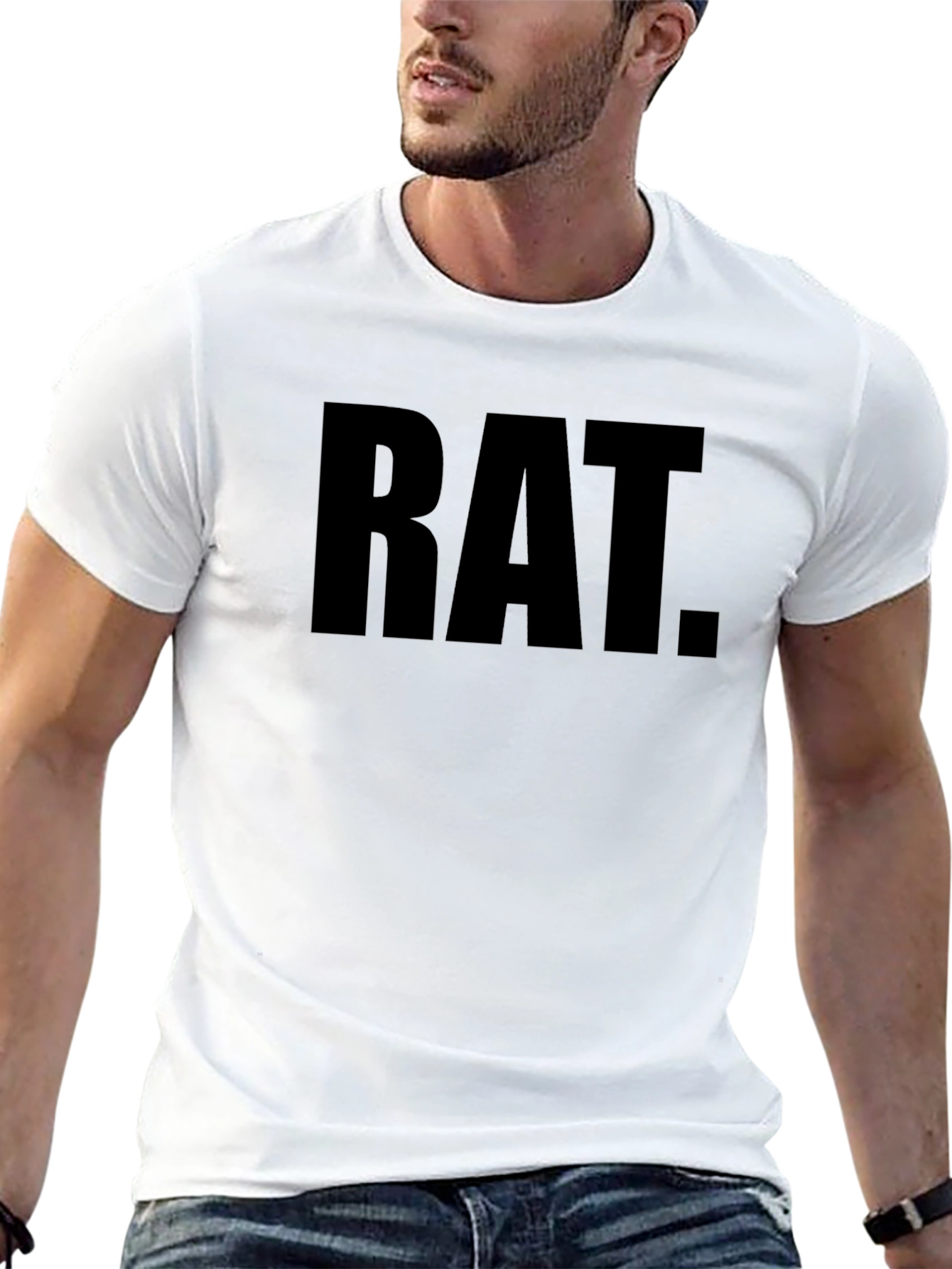 RAT. Graphic T-Shirt - Bold Statement Tee