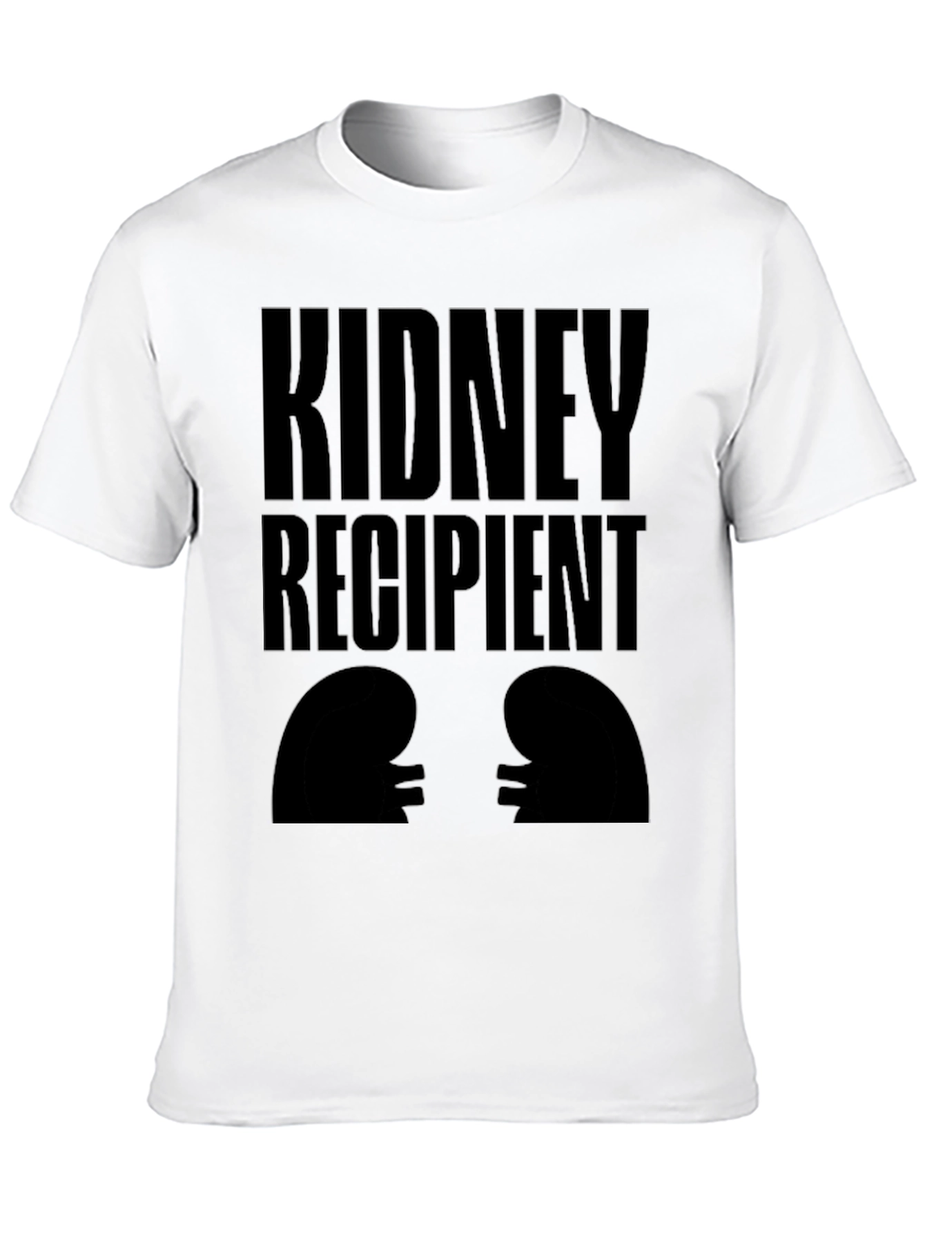 Kidney Recipient Graphic T-Shirt - Black