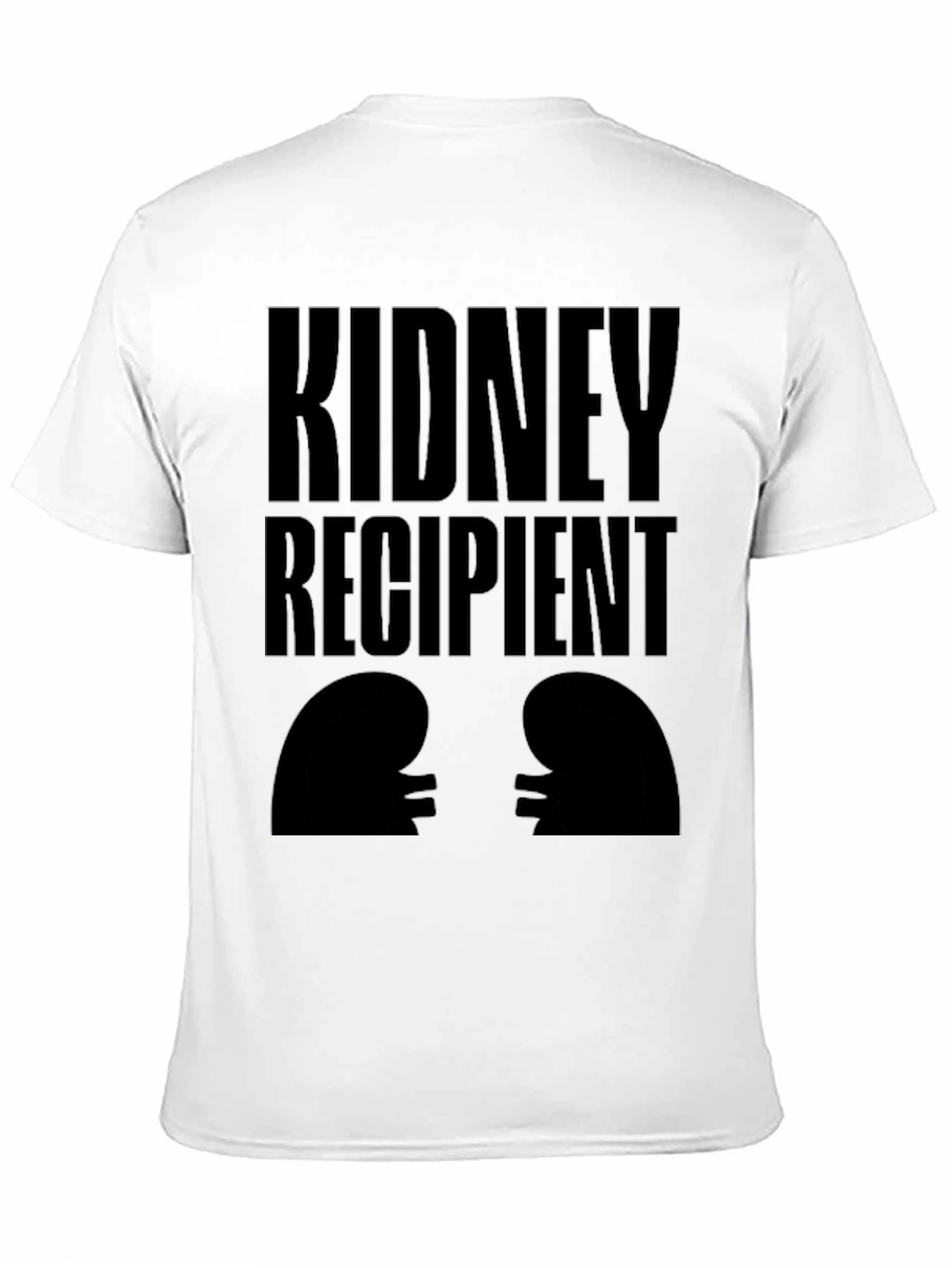 Kidney Recipient Graphic T-Shirt - Black