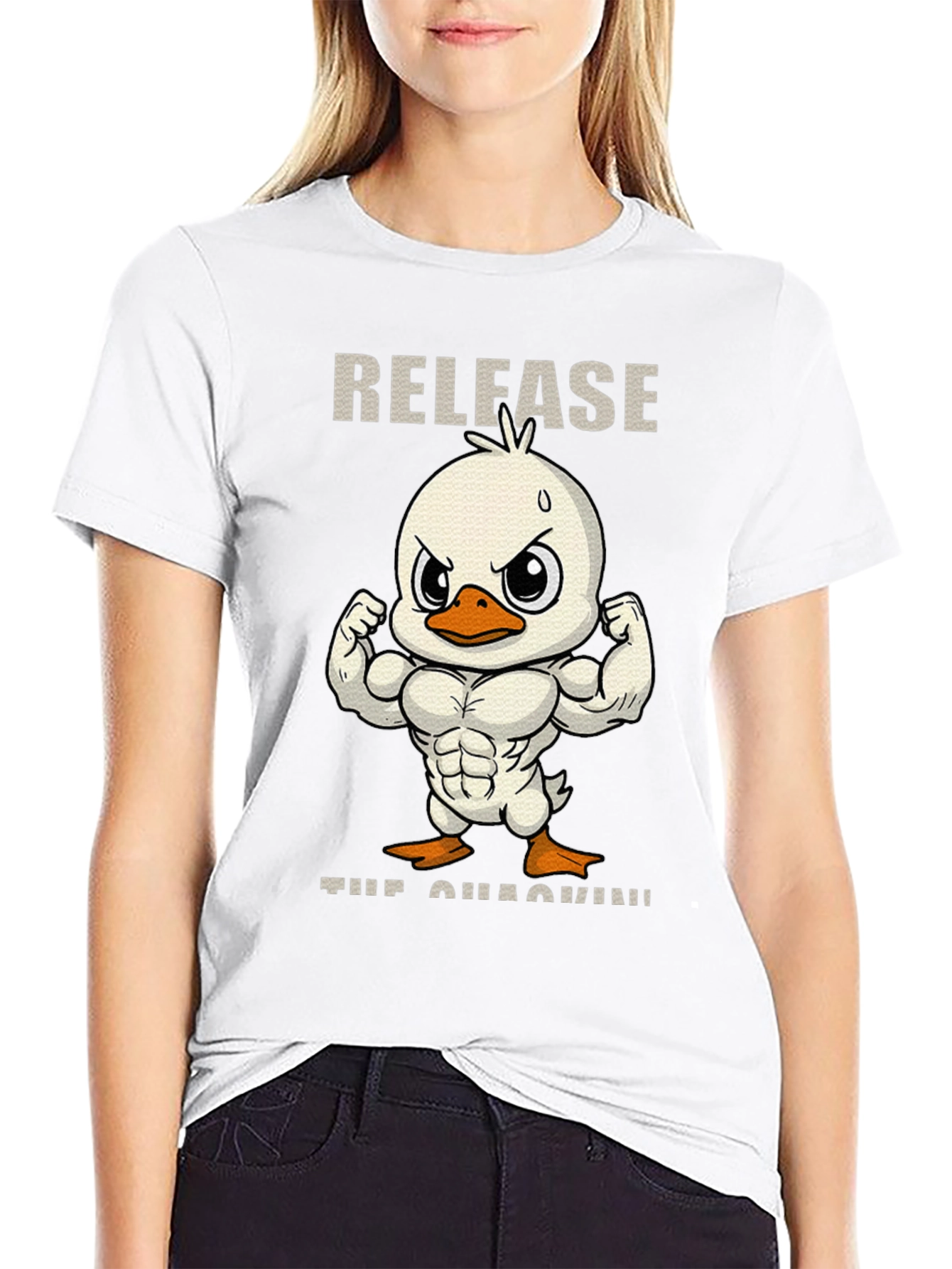 Release the Quackin Funny Duck T-Shirt