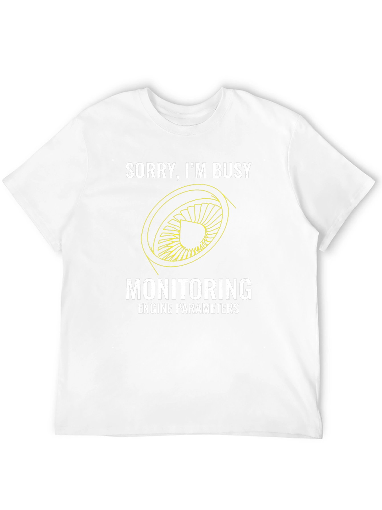 Busy Monitoring Engine Parameters Graphic T-Shirt