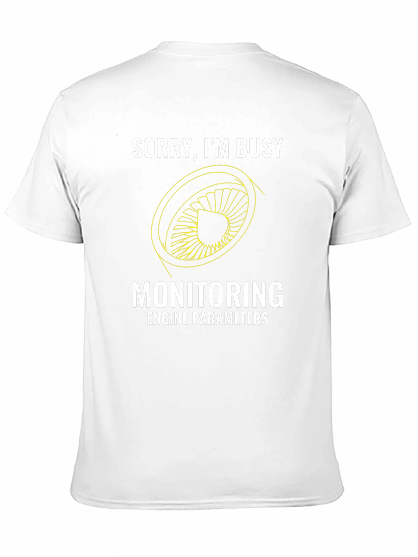 Busy Monitoring Engine Parameters Graphic T-Shirt
