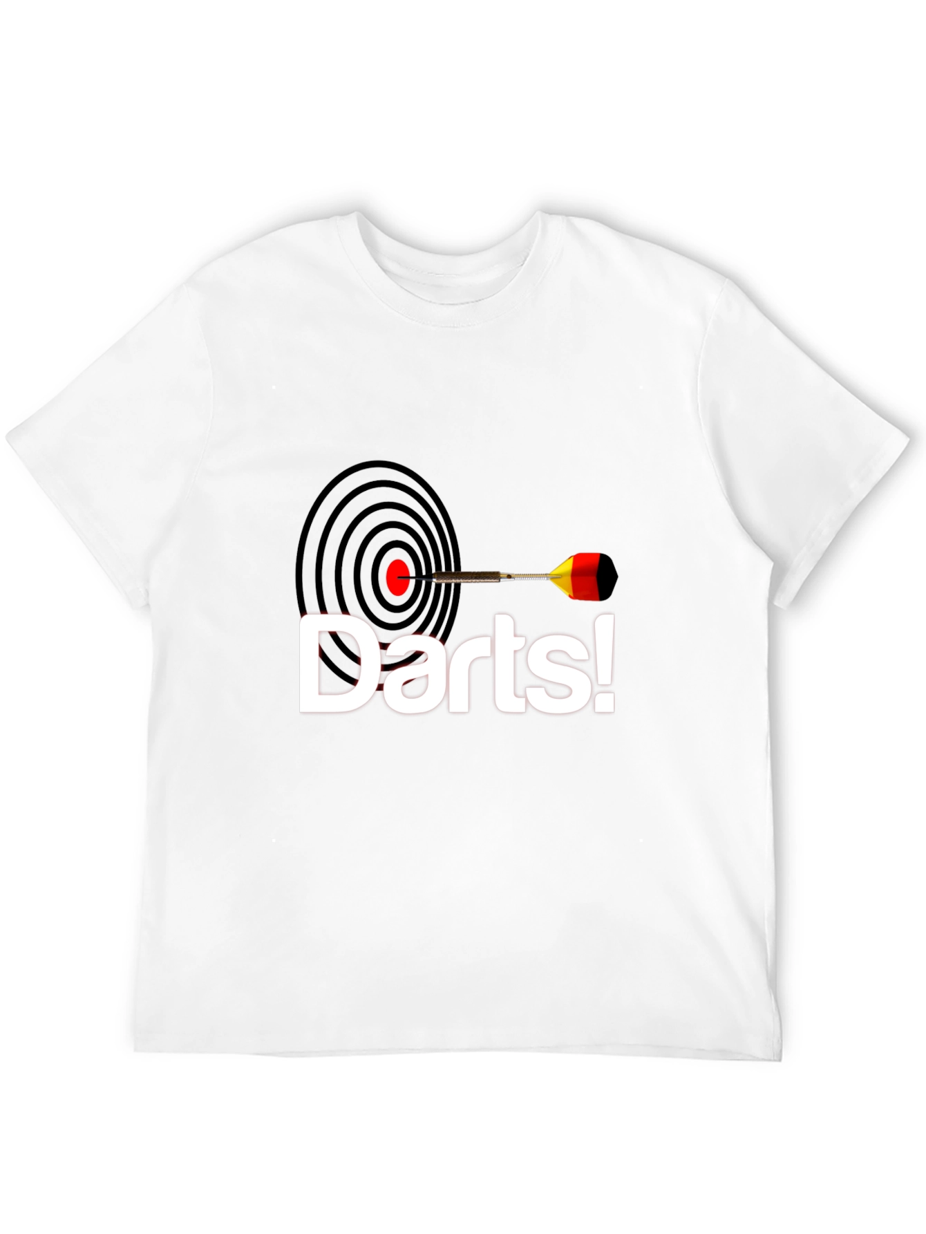 Darts T-Shirt: Bullseye Design