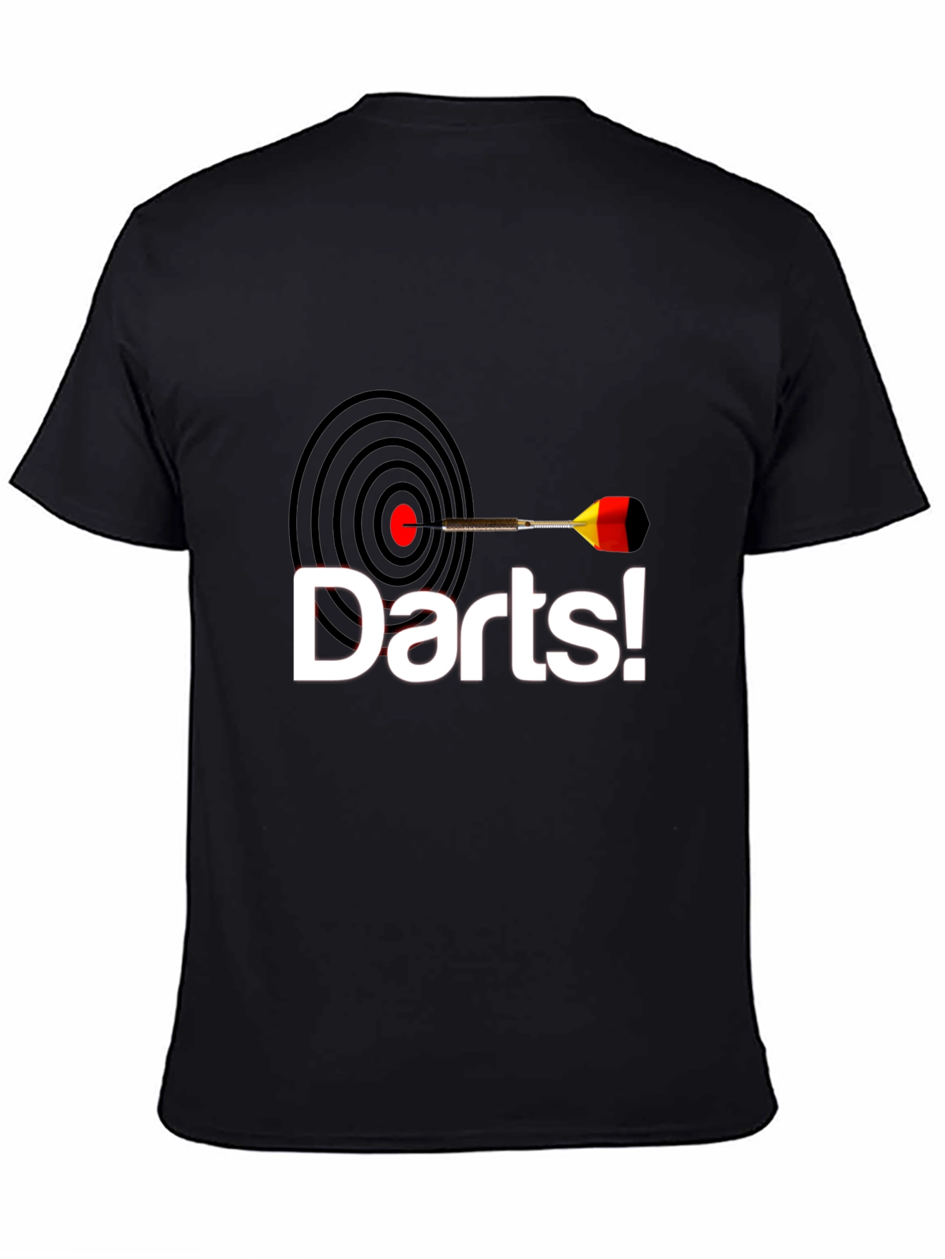 Darts T-Shirt: Bullseye Design