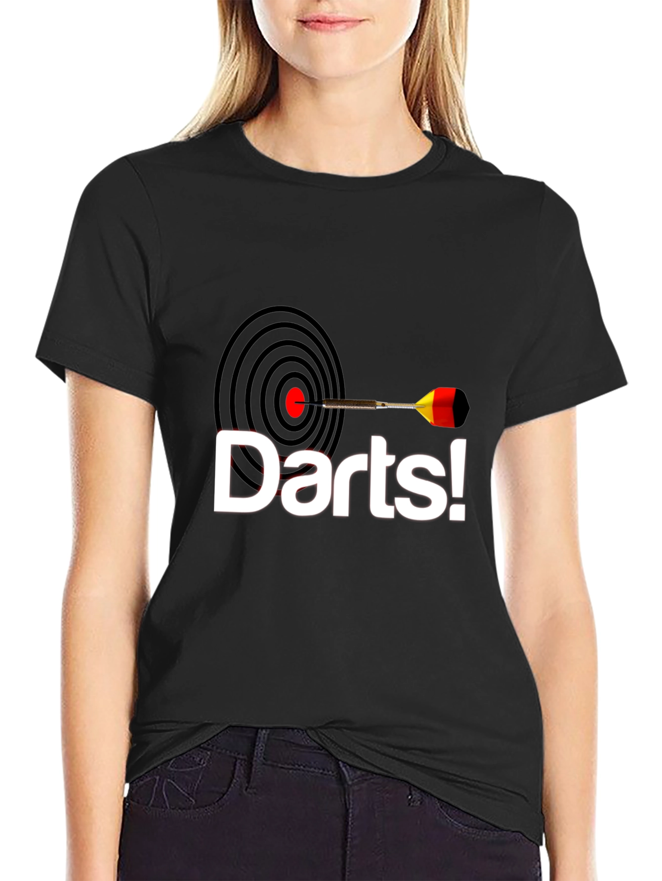 Darts T-Shirt: Bullseye Design