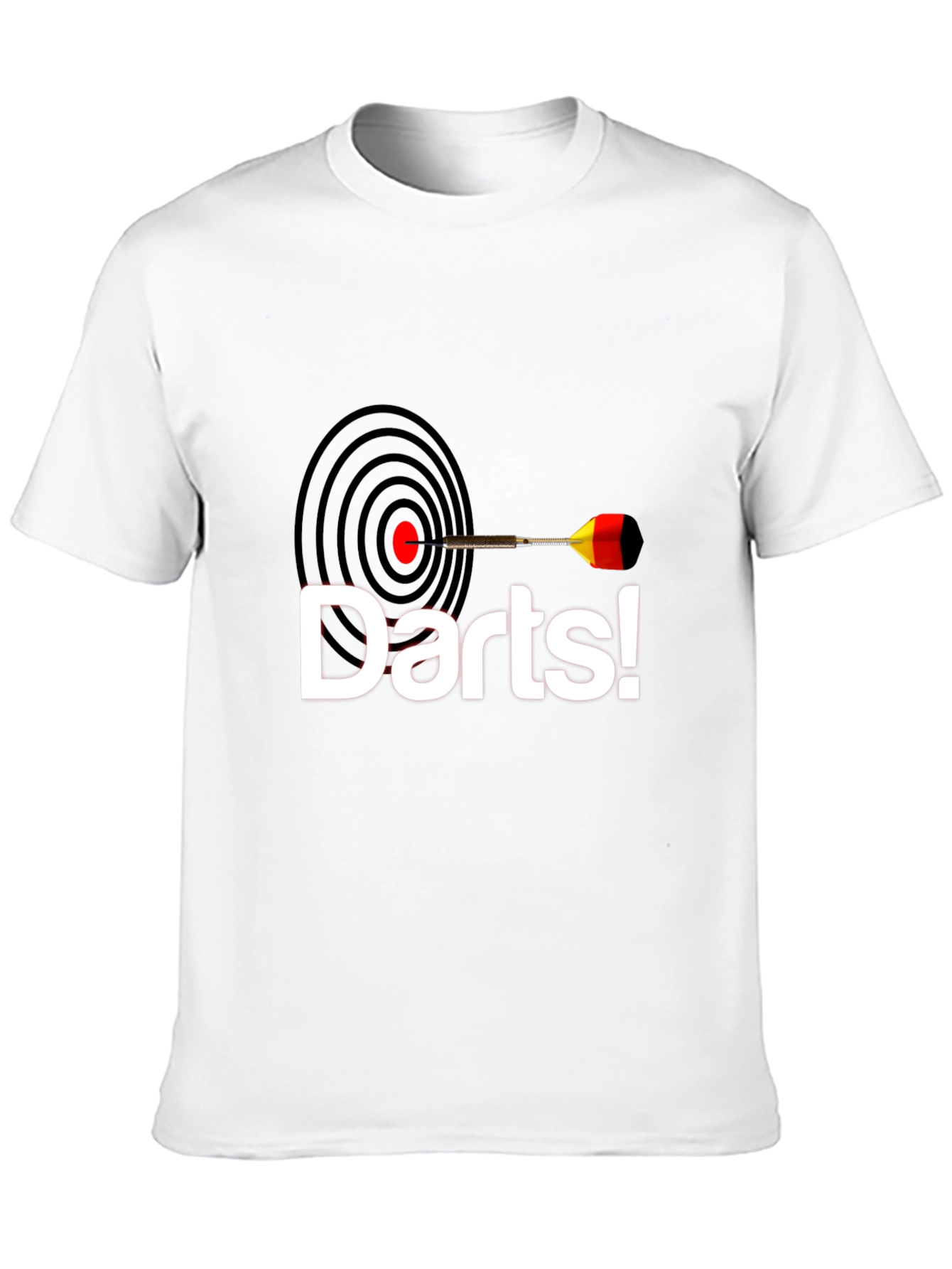 Darts T-Shirt: Bullseye Design