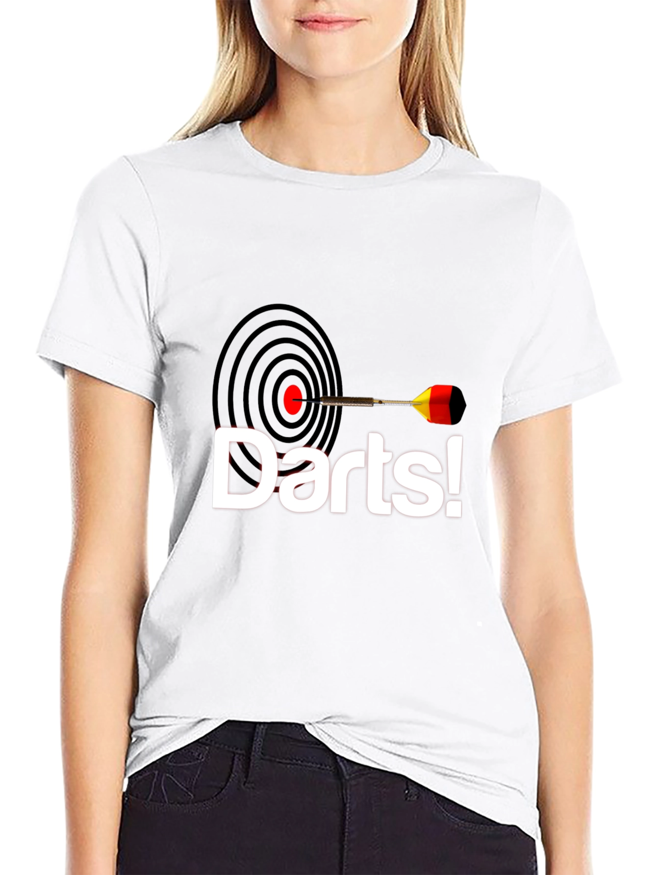 Darts T-Shirt: Bullseye Design