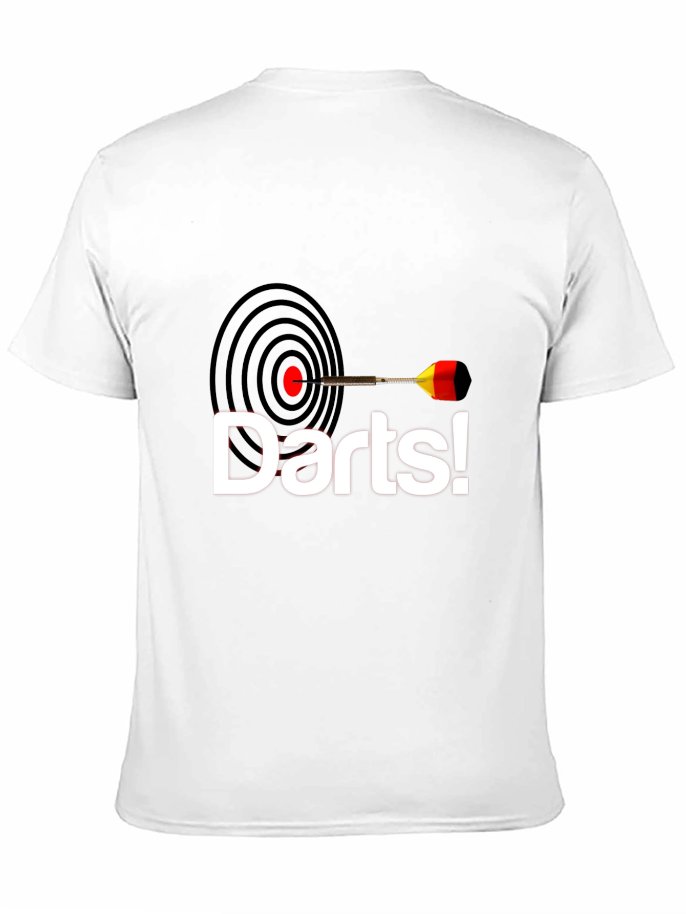 Darts T-Shirt: Bullseye Design