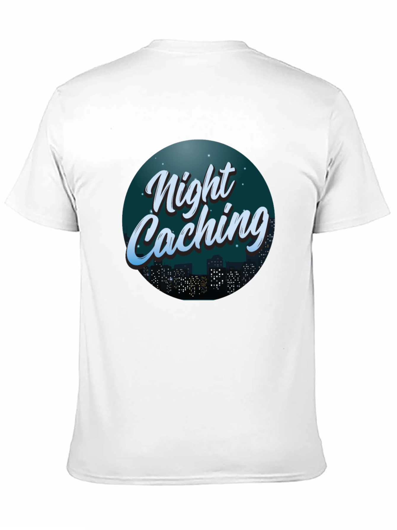 Night Caching Graphic Tee - Urban Adventure Shirt