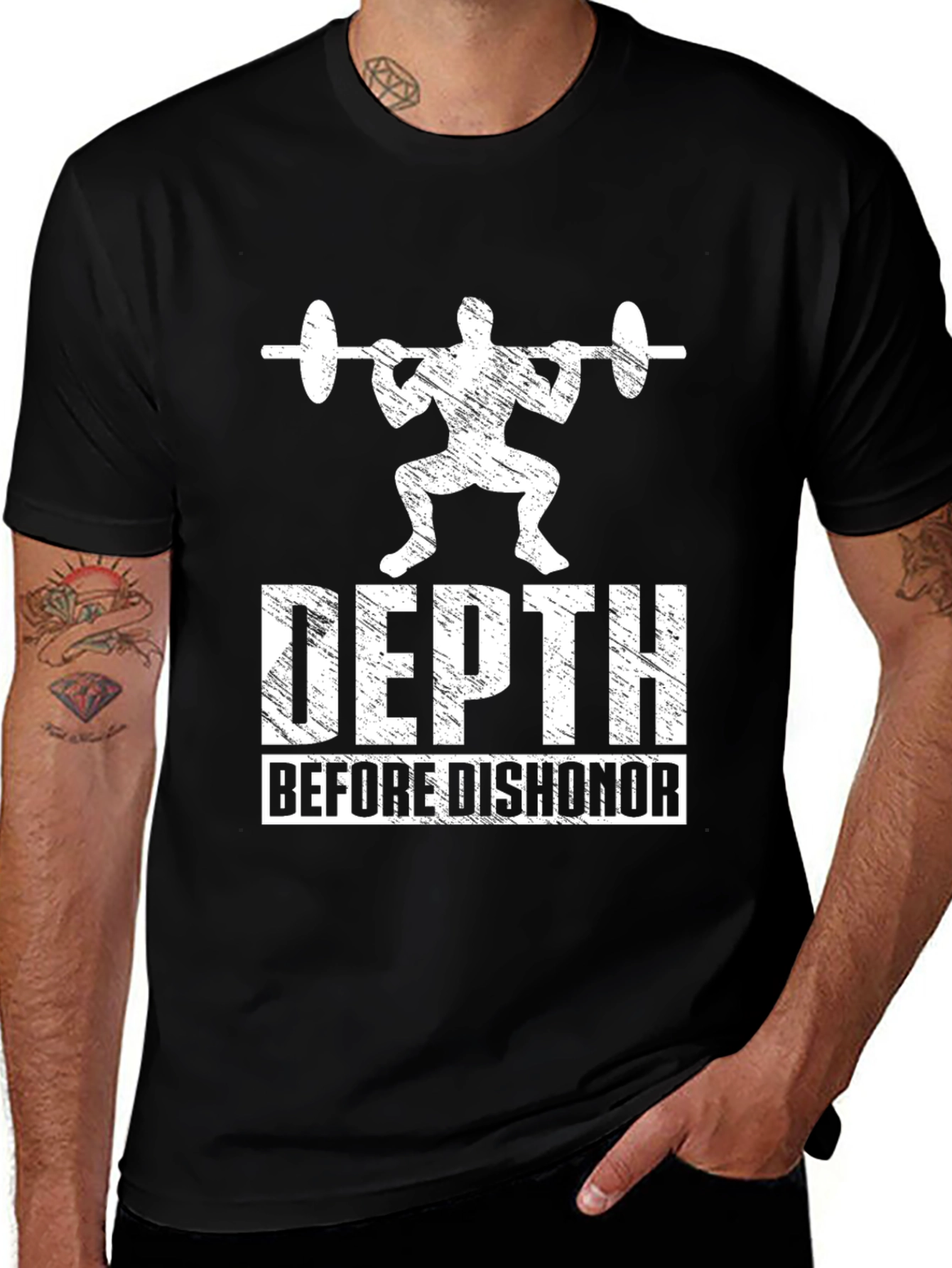 Depth Before Dishonor Gym T-Shirt