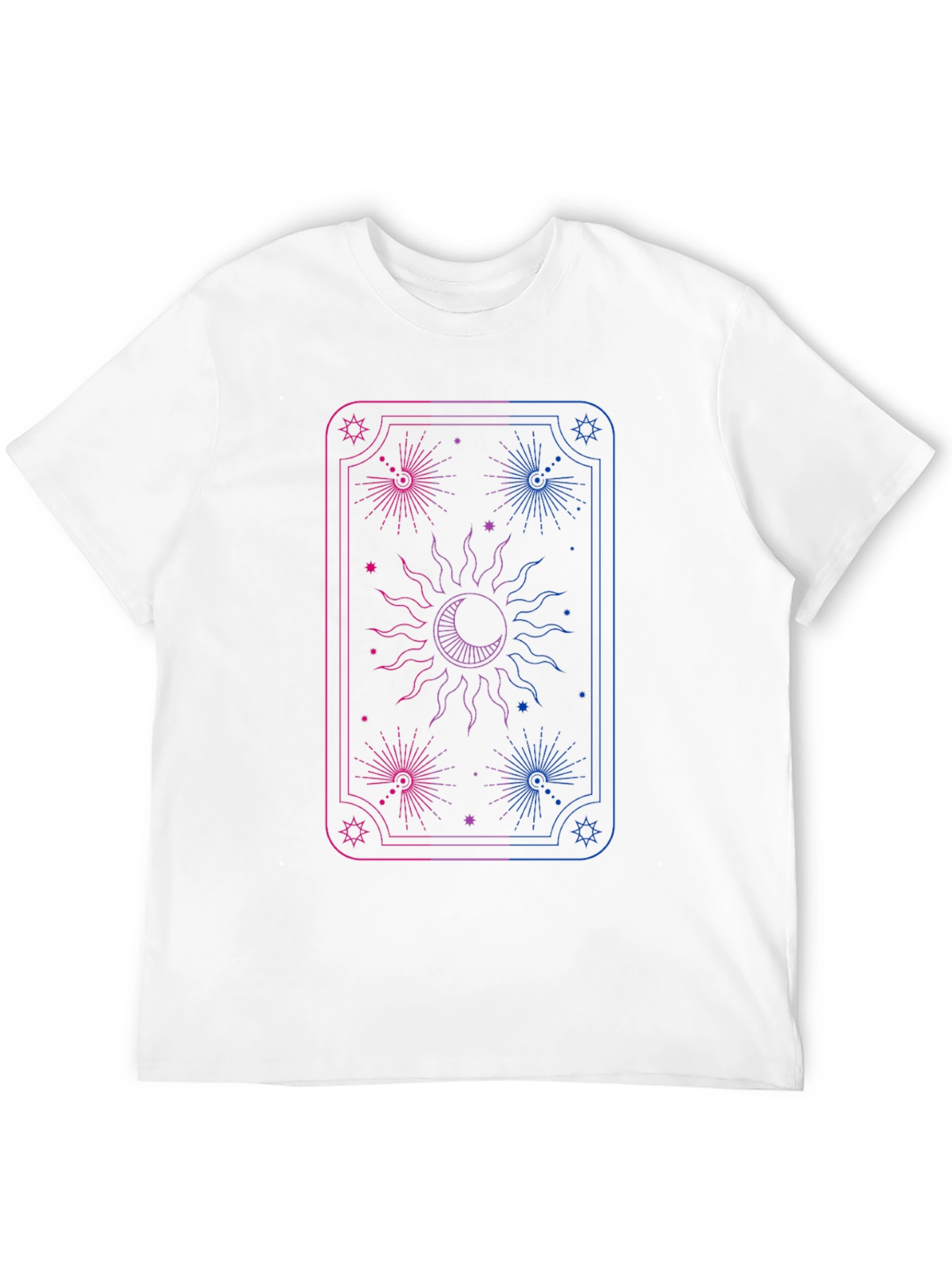 Bisexual Pride Tarot Card Graphic T-Shirt