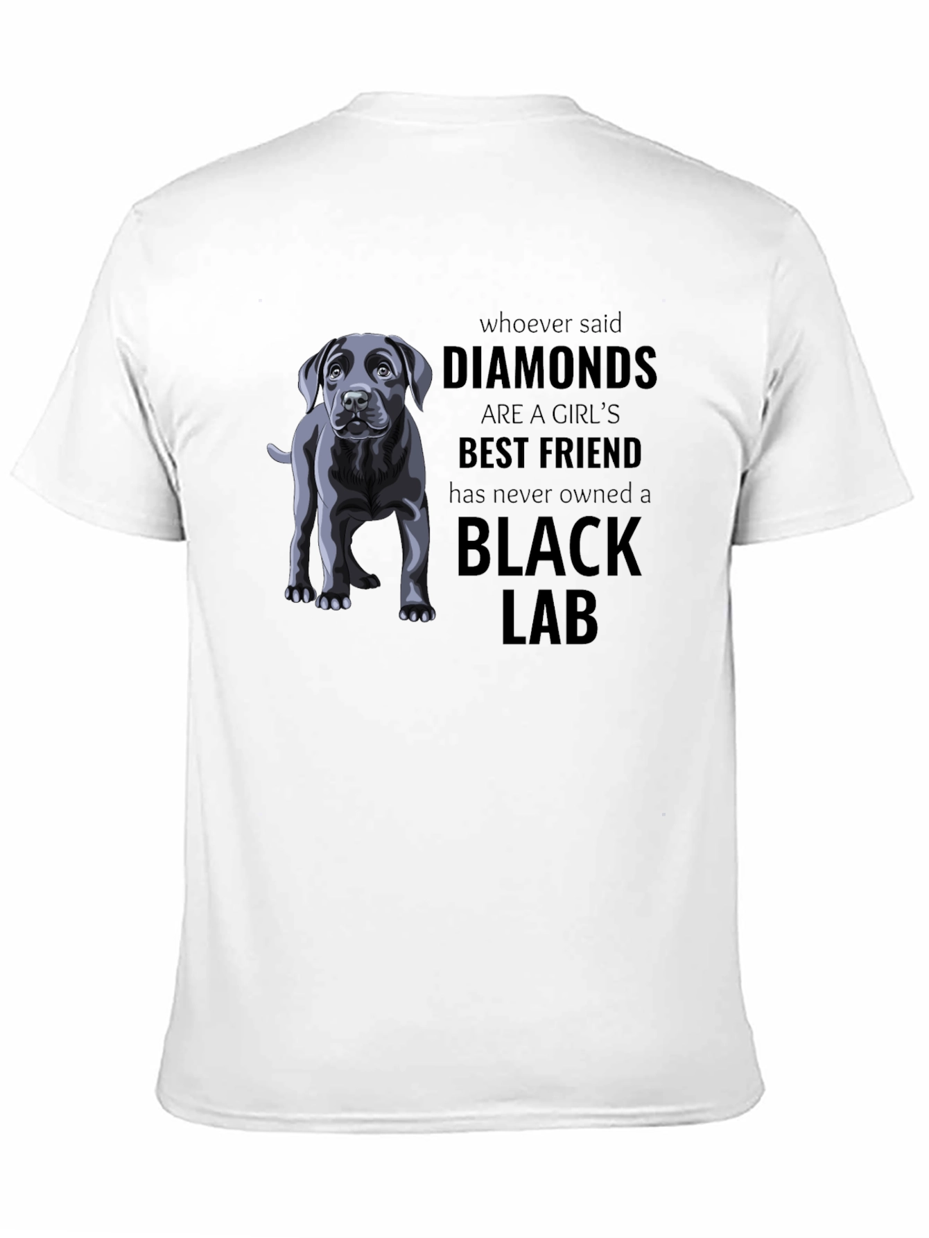 Black Lab Best Friend Graphic T-Shirt