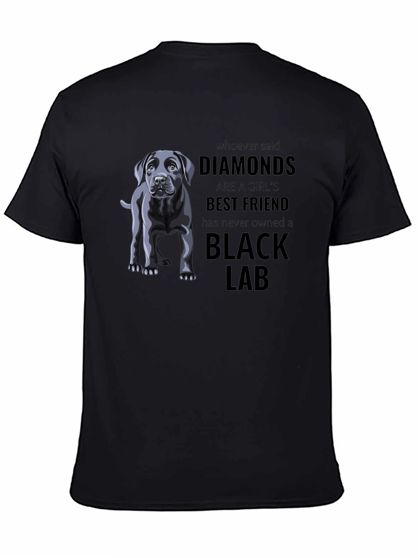 Black Lab Best Friend Graphic T-Shirt