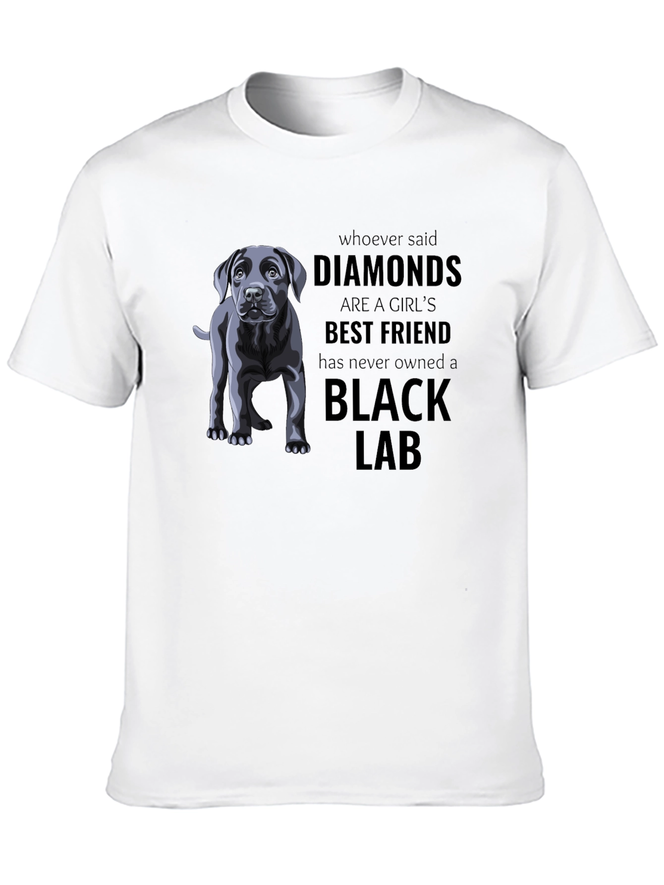 Black Lab Best Friend Graphic T-Shirt