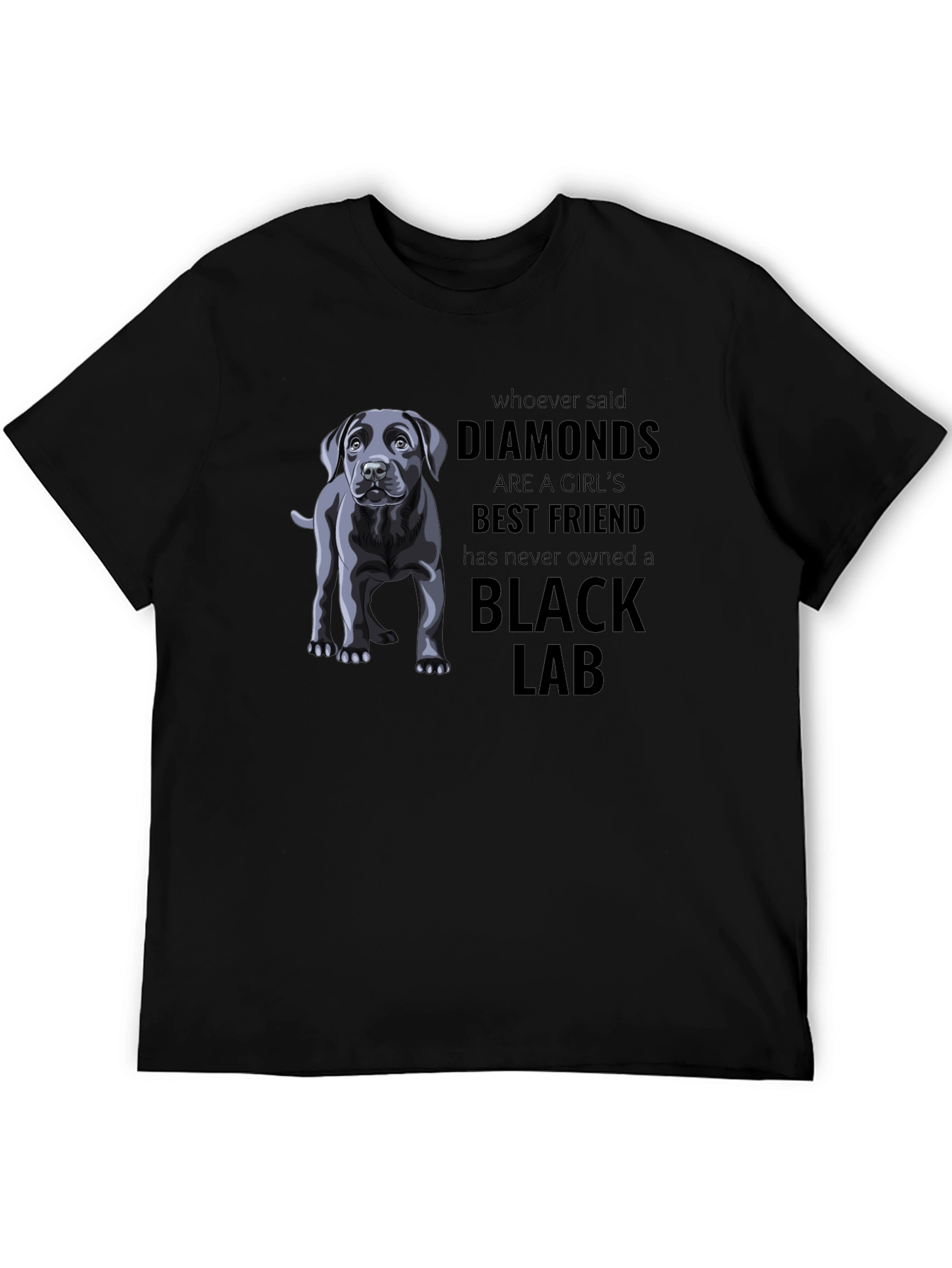 Black Lab Best Friend Graphic T-Shirt