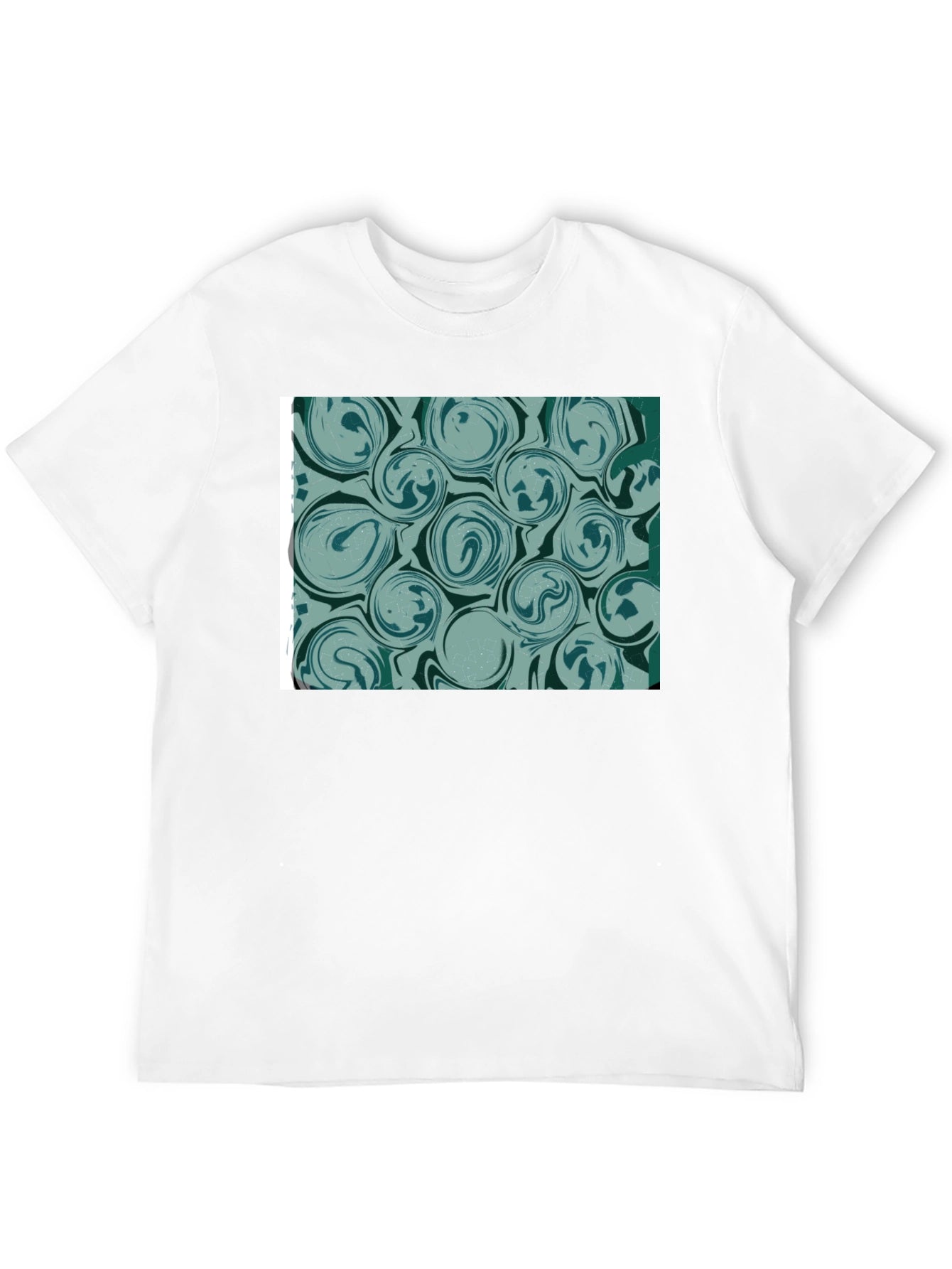 Swirl Pattern Tee - Modern Abstract Design