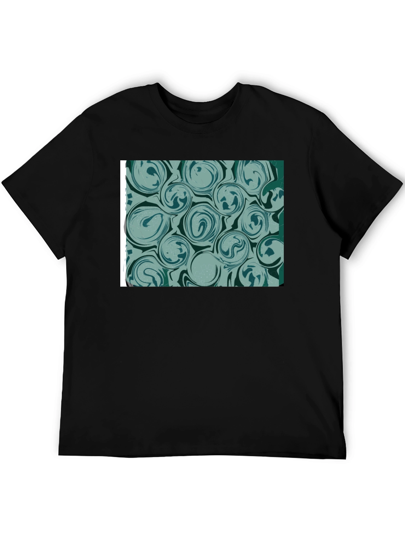 Swirl Pattern Tee - Modern Abstract Design