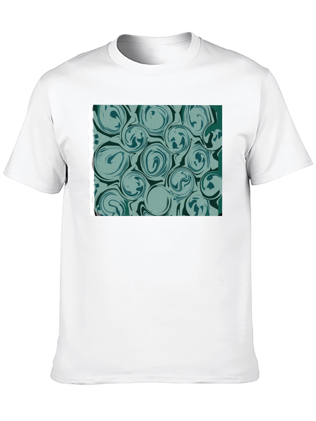 Swirl Pattern Tee - Modern Abstract Design
