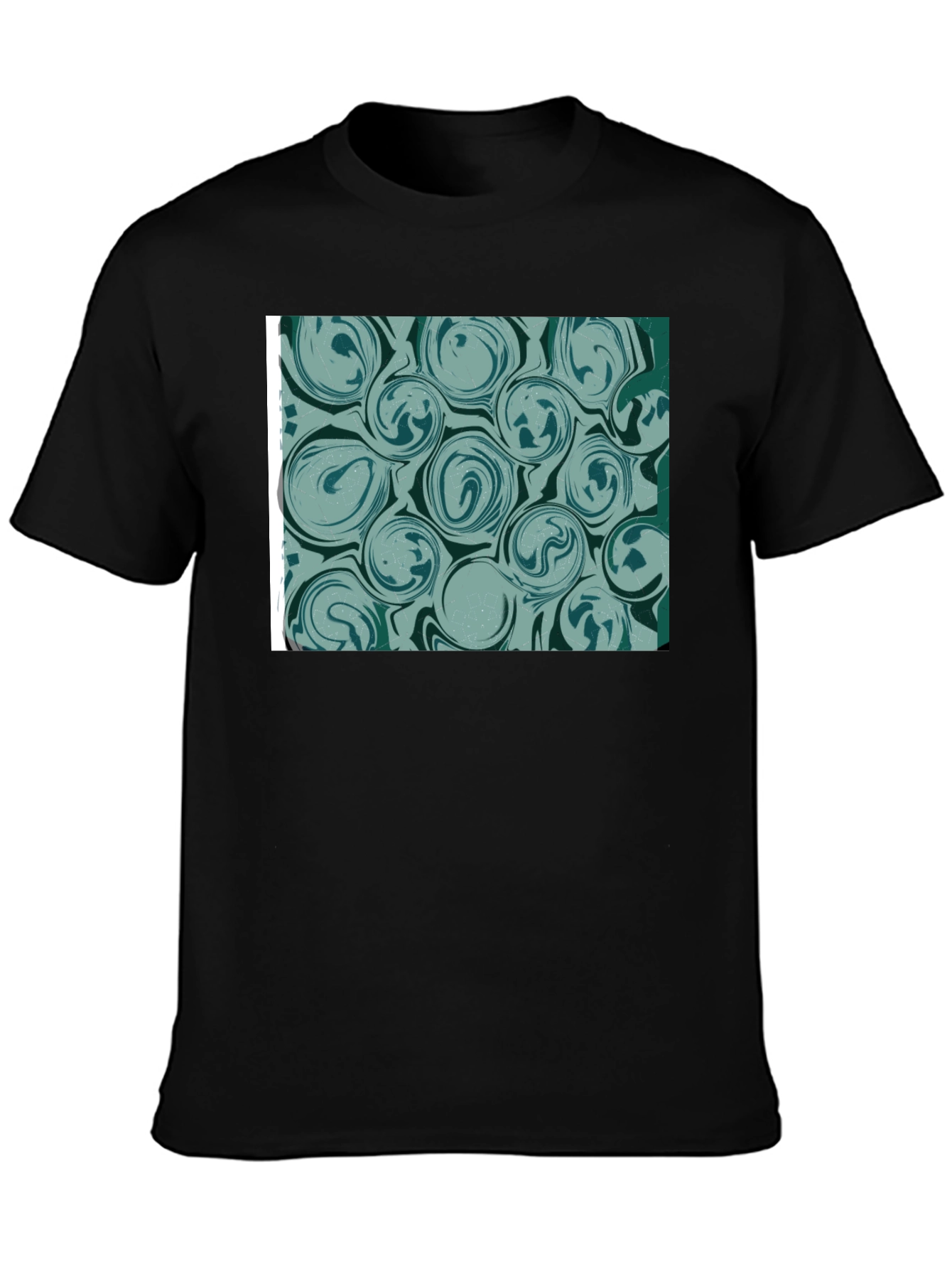 Swirl Pattern Tee - Modern Abstract Design
