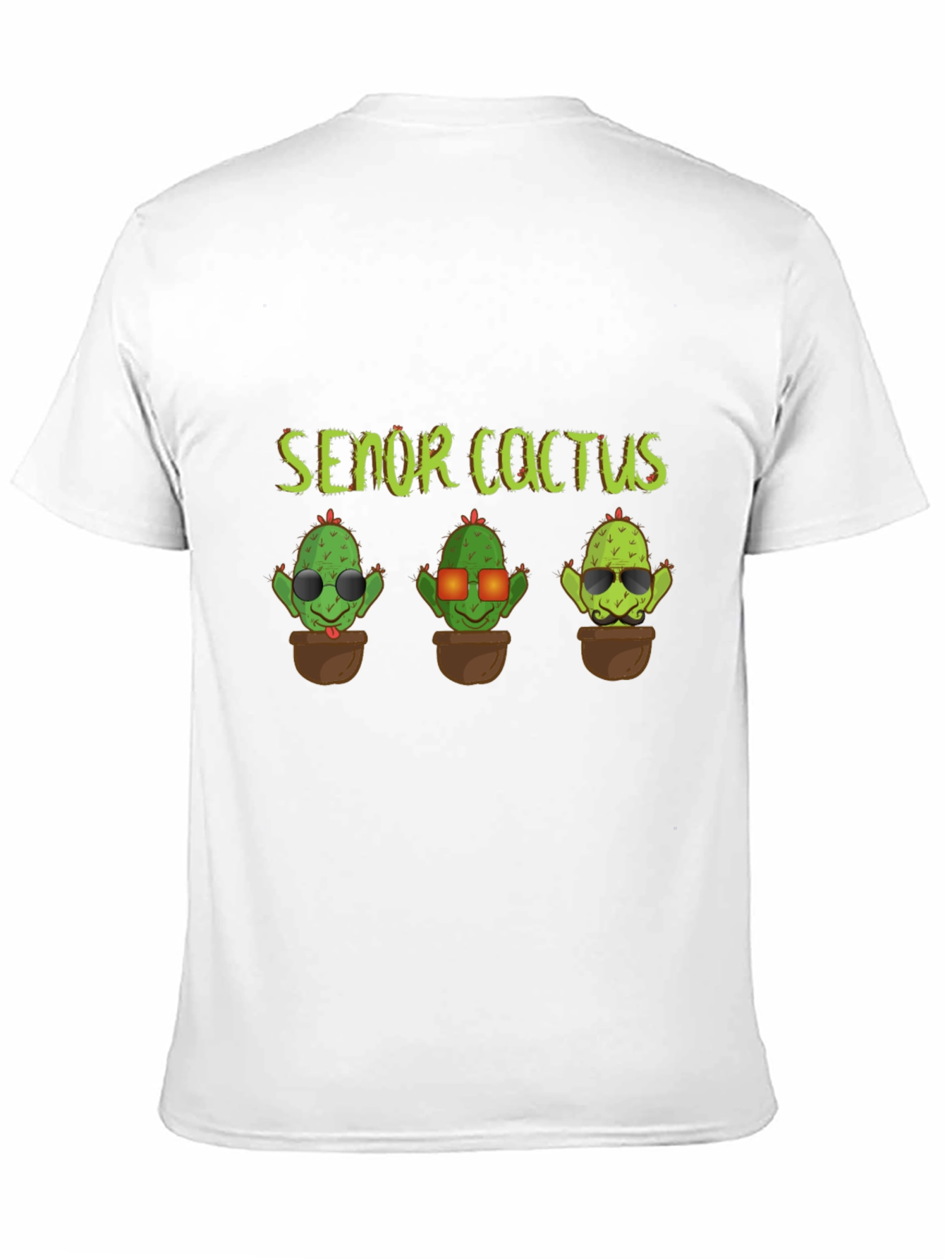 Senor Cactus T-Shirt - Funny Graphic Tee