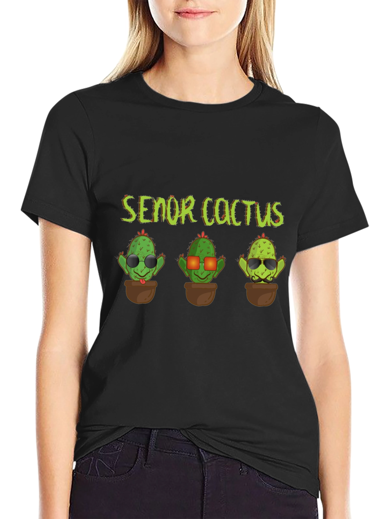 Senor Cactus T-Shirt - Funny Graphic Tee