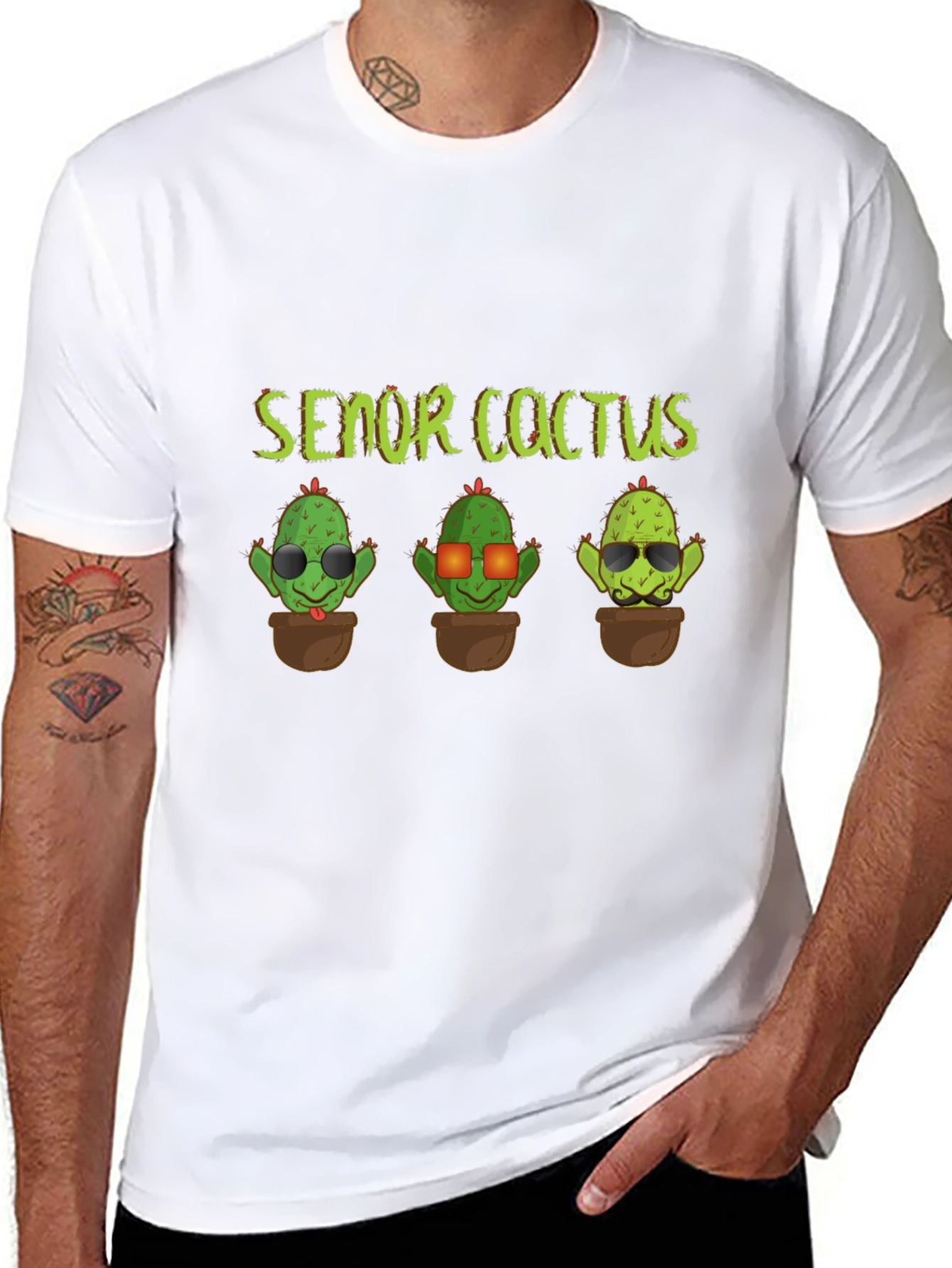 Senor Cactus T-Shirt - Funny Graphic Tee
