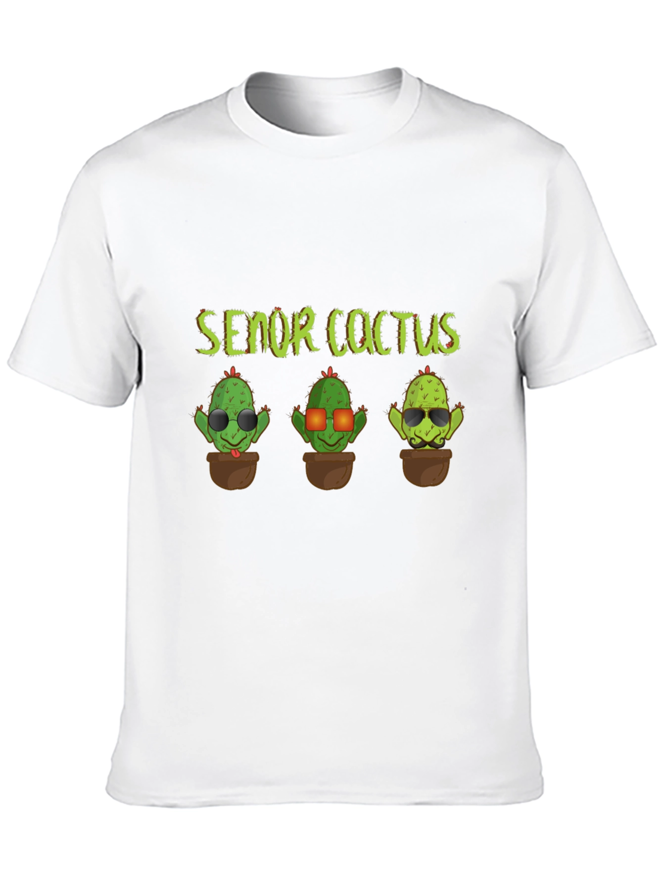 Senor Cactus T-Shirt - Funny Graphic Tee