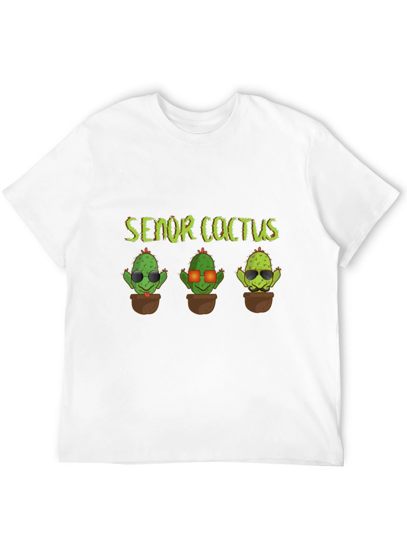 Senor Cactus T-Shirt - Funny Graphic Tee