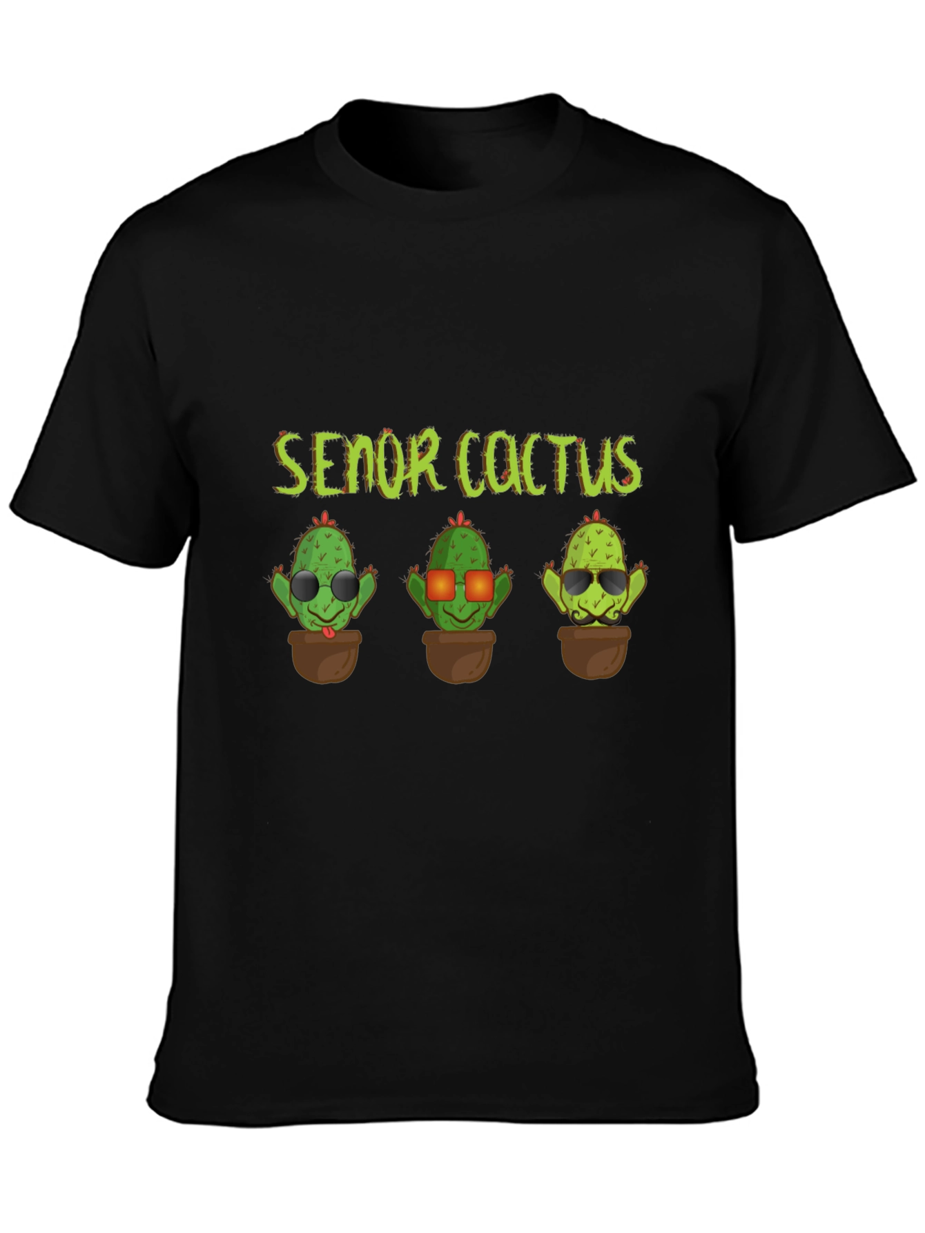 Senor Cactus T-Shirt - Funny Graphic Tee