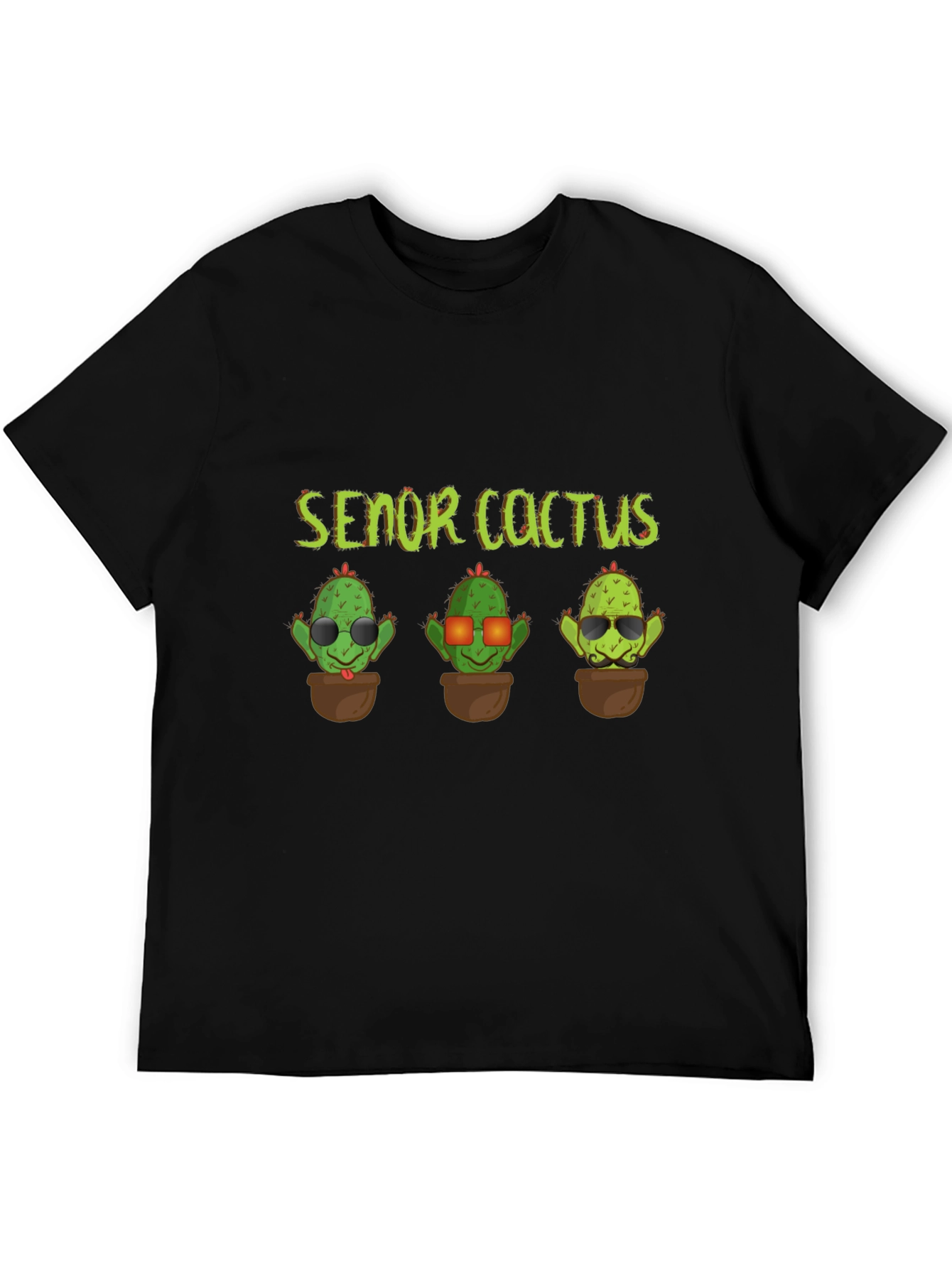 Senor Cactus T-Shirt - Funny Graphic Tee