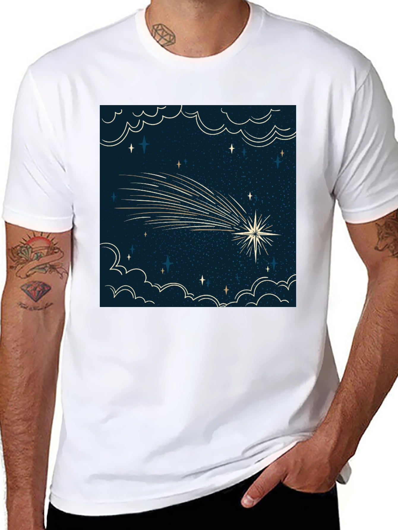 Cosmic Night Sky Tee