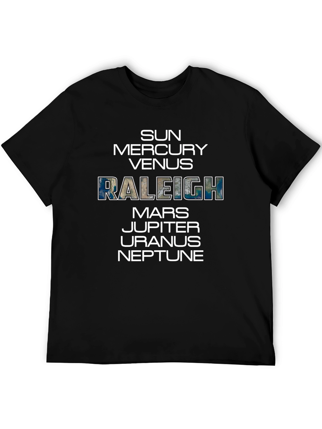Planets & Raleigh Graphic T-Shirt