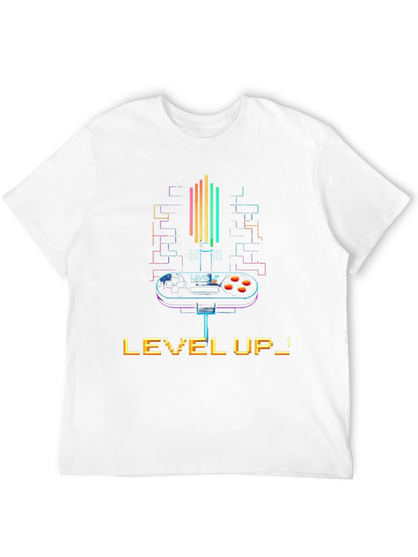 Level Up! Retro Gamer Black T-Shirt